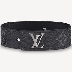 2023 NEW LOUIS Vuitton LV Slim Bracelet M435 Size 21 ADJUSTABLE BRAND NEW W  BOX $125.00 - PicClick