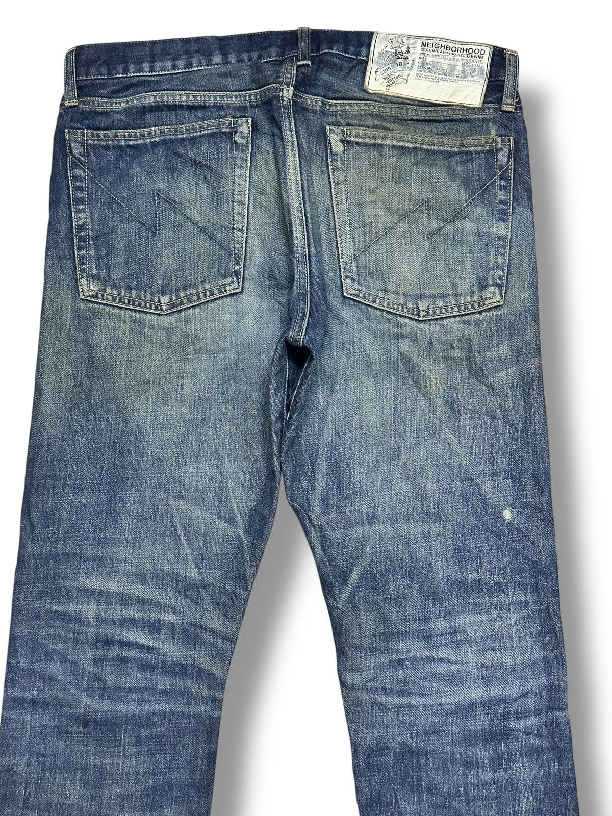 Neighborhood Neighborhood Vintage Jeans Slim Distressed With Mudwash Size US 35 - 5 Thumbnail