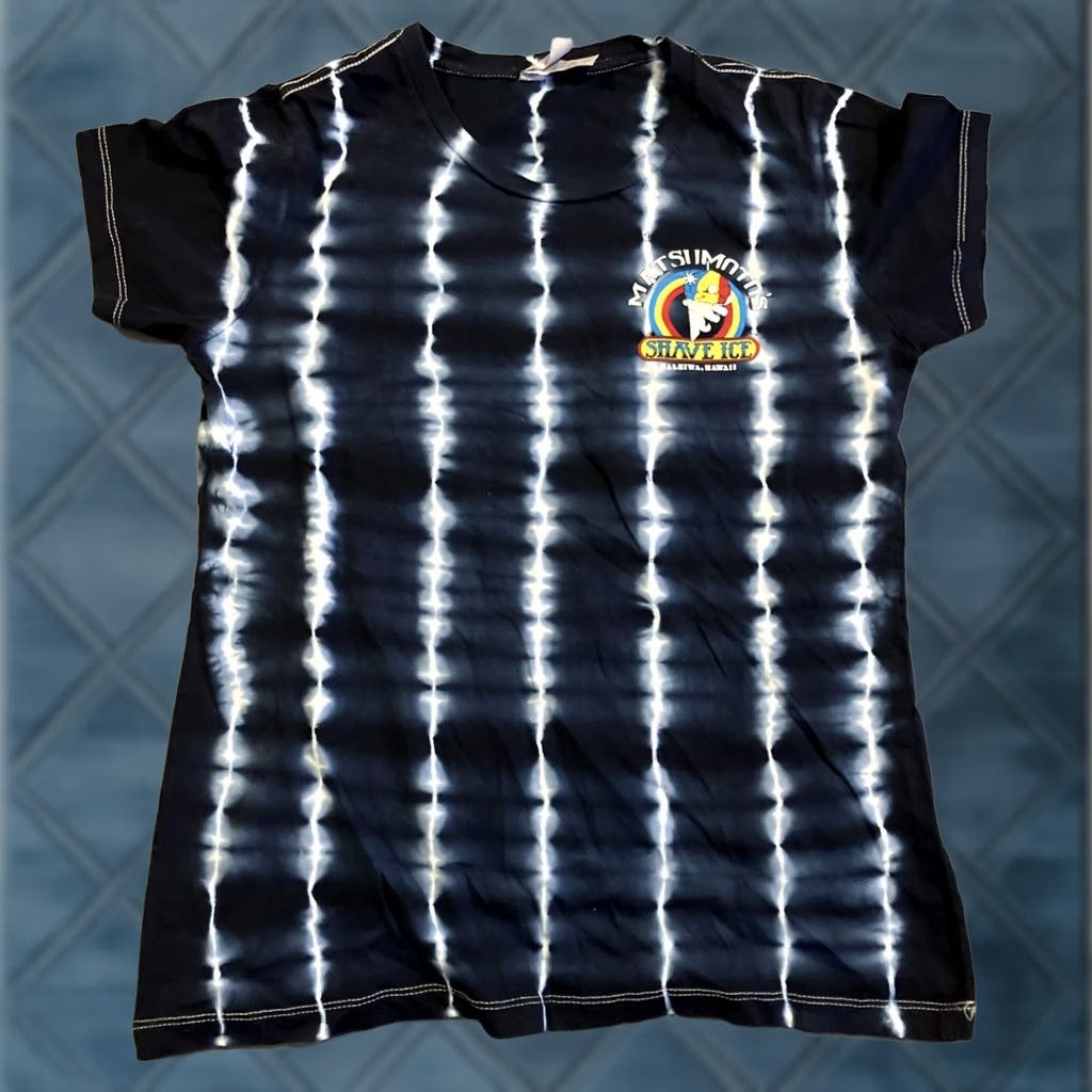 Next Level Matsumoto's Shave Ice Navy Tie Dye Shirt Medium Women's T Awesome Size M / US 6-8 / IT 42-44 - 1 Thumbnail