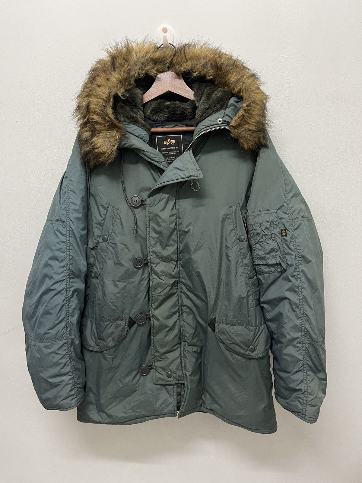 Alpha Industries VINTAGE Alpha Industries PARKAS FUR HOODIES Size US M / EU 48-50 / 2 - 6 Thumbnail