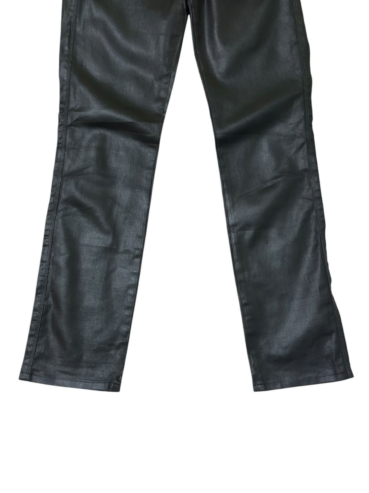Hysteric Glamour × Japanese Brand BACK NUMBER Waxed Rick Owen's style Skinny Denim Size US 28 / EU 44 - 6 Thumbnail