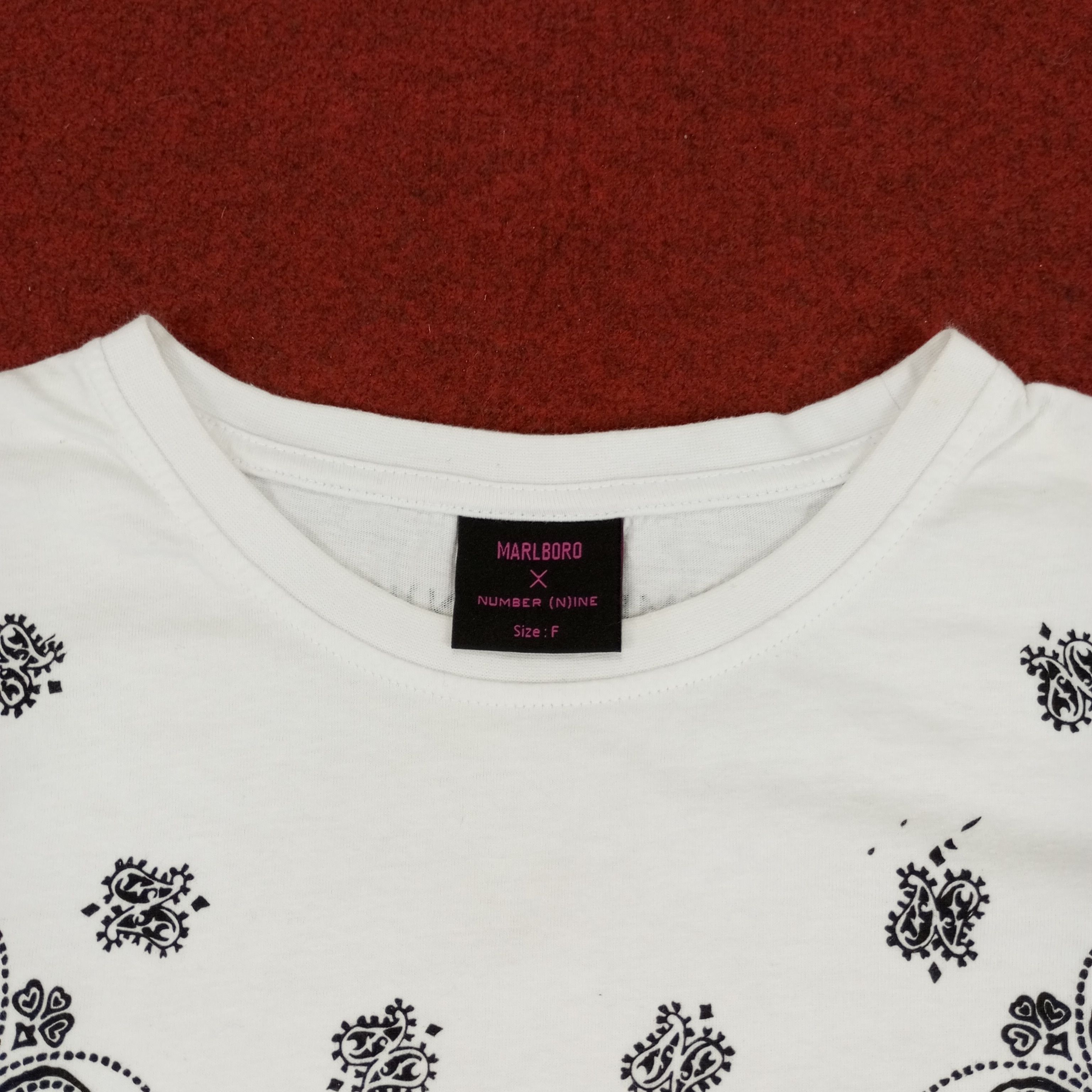 Number (N)ine Marlboro X Number Nine Japanese Brand Streetwear Tshirt Size US M / EU 48-50 / 2 - 5 Thumbnail