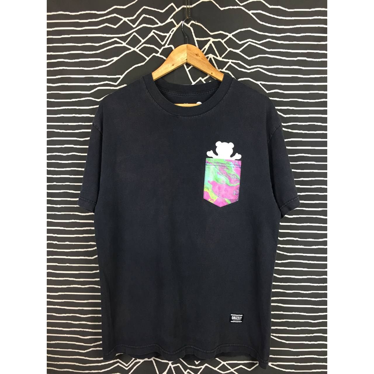 Grizzly Griptape × Vintage Grizzly Griptape Bear Logo Pocket Skate Tee Size US L / EU 52-54 / 3 - 1 Thumbnail