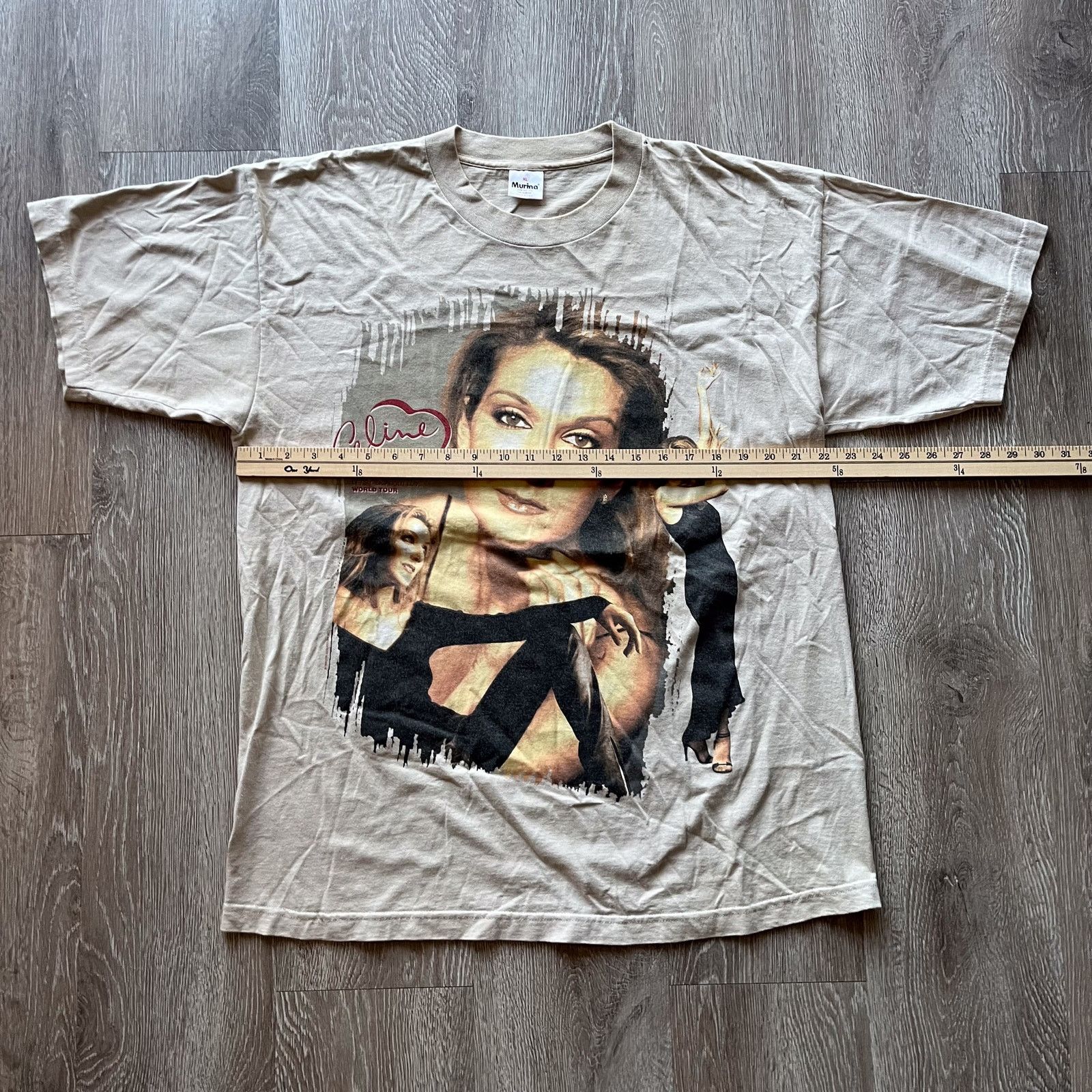 Vintage 1998 Celine Dion Lets Talk About Love World Tour T Shirt XL Size US XL / EU 56 / 4 - 9 Thumbnail