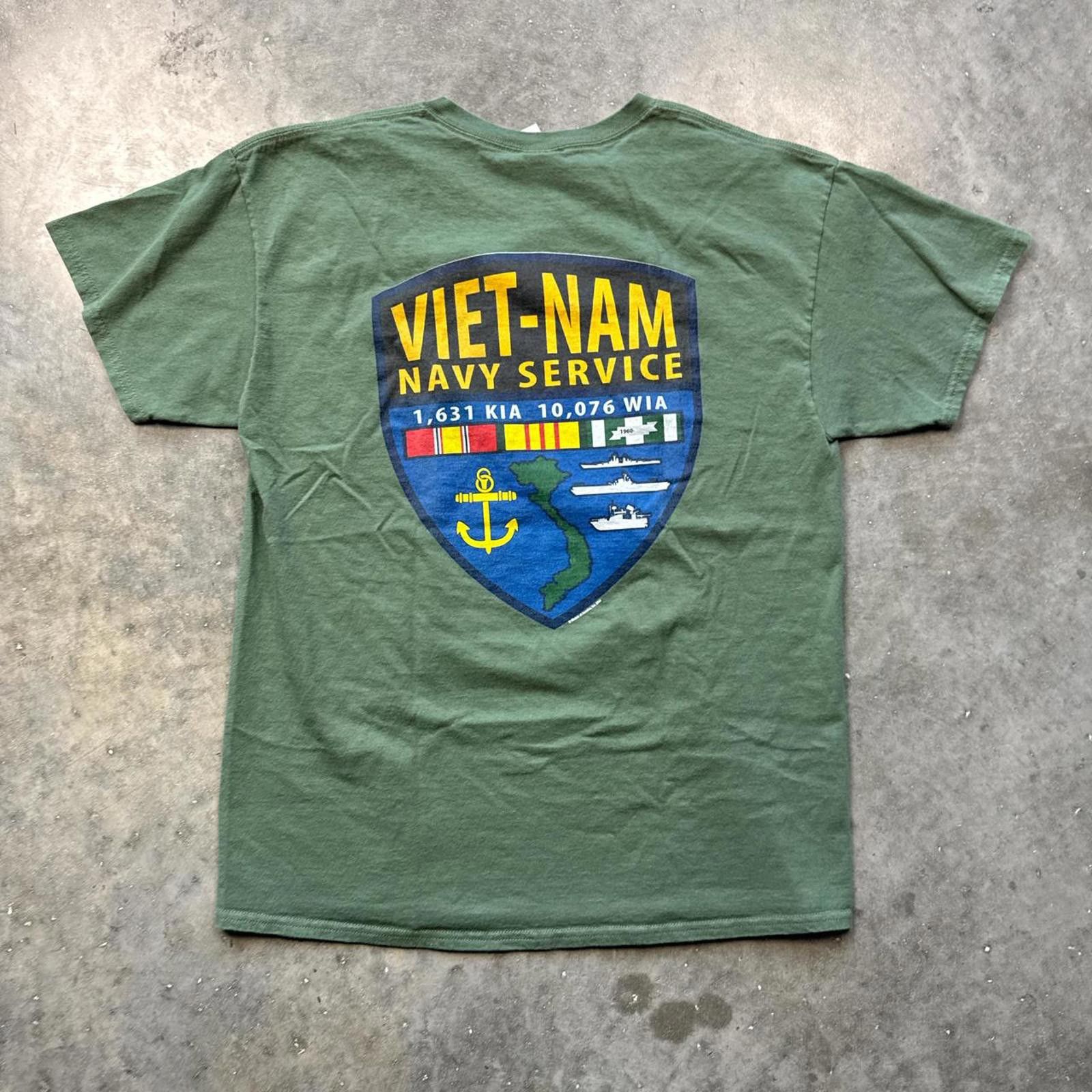 Other Vietnam Veteran Vintage Graphic T-Shirt Size US L / EU 52-54 / 3 - 2 Thumbnail