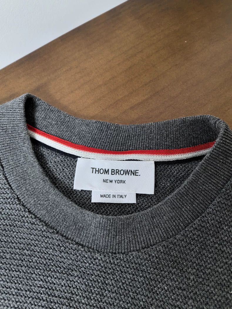 Thom Browne Thom Browne Size 1Waffle Iron hoodie, Men's Size 1 2501-Nex Size US S / EU 44-46 / 1 - 3 Thumbnail