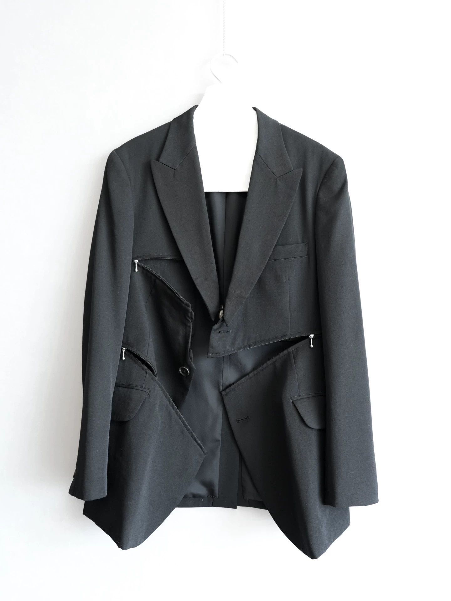 Yohji Yamamoto Yohji Yamamoto 08AW Deconstructed Zip-Up Jacket Size US M / EU 48-50 / 2 - 1 Thumbnail