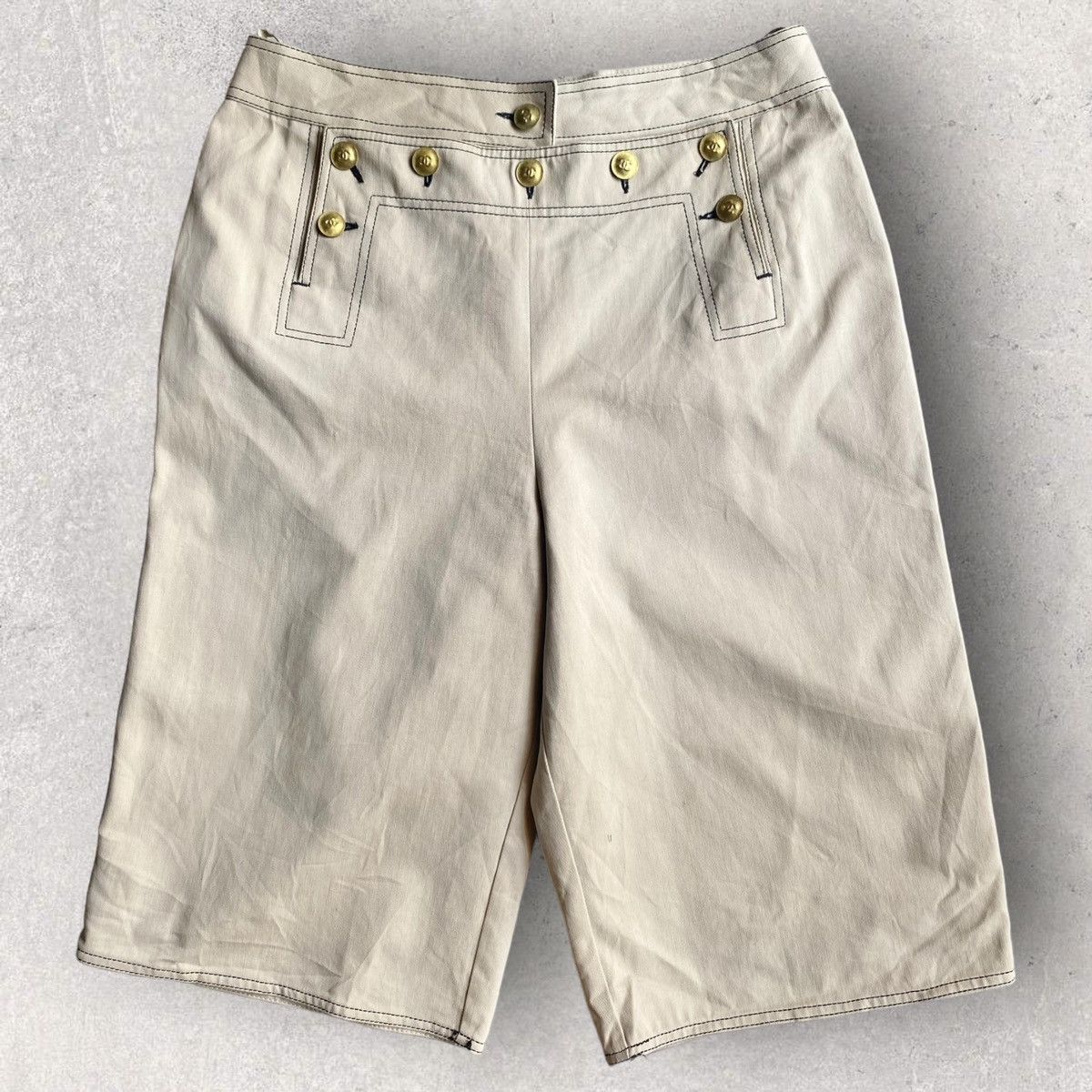 Chanel Vintage SS 1994 Sailor Shorts Size 30" / US 8 / IT 44 - 2 Thumbnail