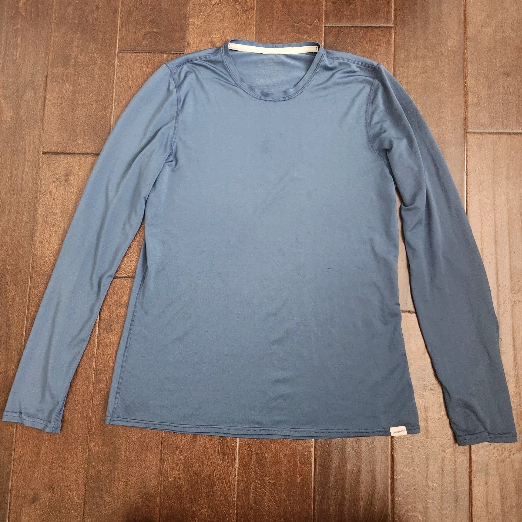 Patagonia Patagonia Women's Medium Long Sleeve Base Layer Performance Shirt Blue Size M / US 6-8 / IT 42-44 - 3 Thumbnail