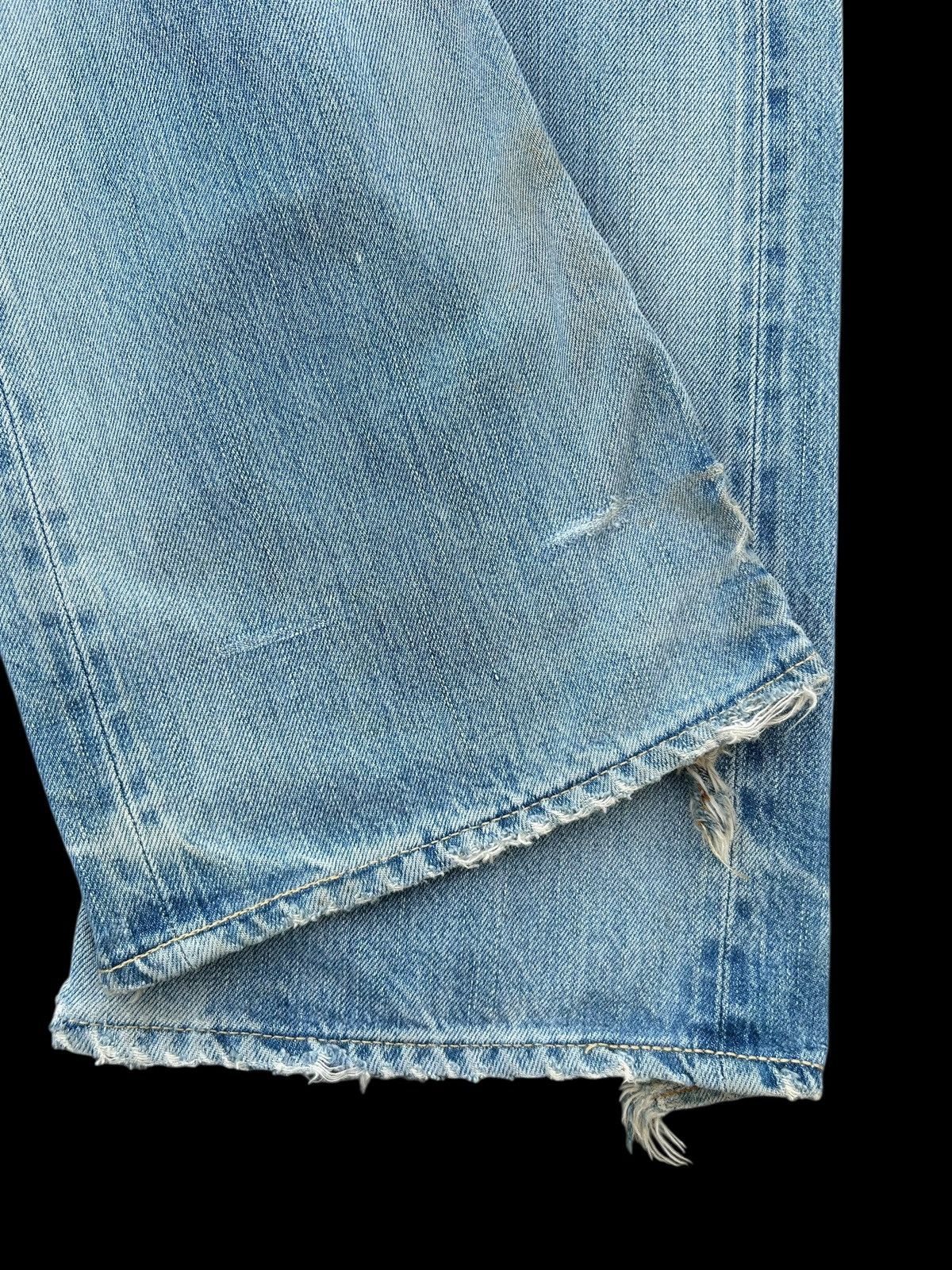 Hysteric Glamour Thrashed Vintage Hysteric Glamour Selvedge Flare Denim Jeans Size US 32 / EU 48 - 8 Thumbnail