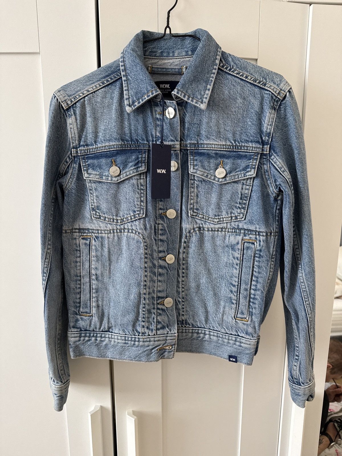 Wood Wood Wood wood Denim Jacket 34 (XS) Size XXS / US 00 / IT 34 - 1 Thumbnail