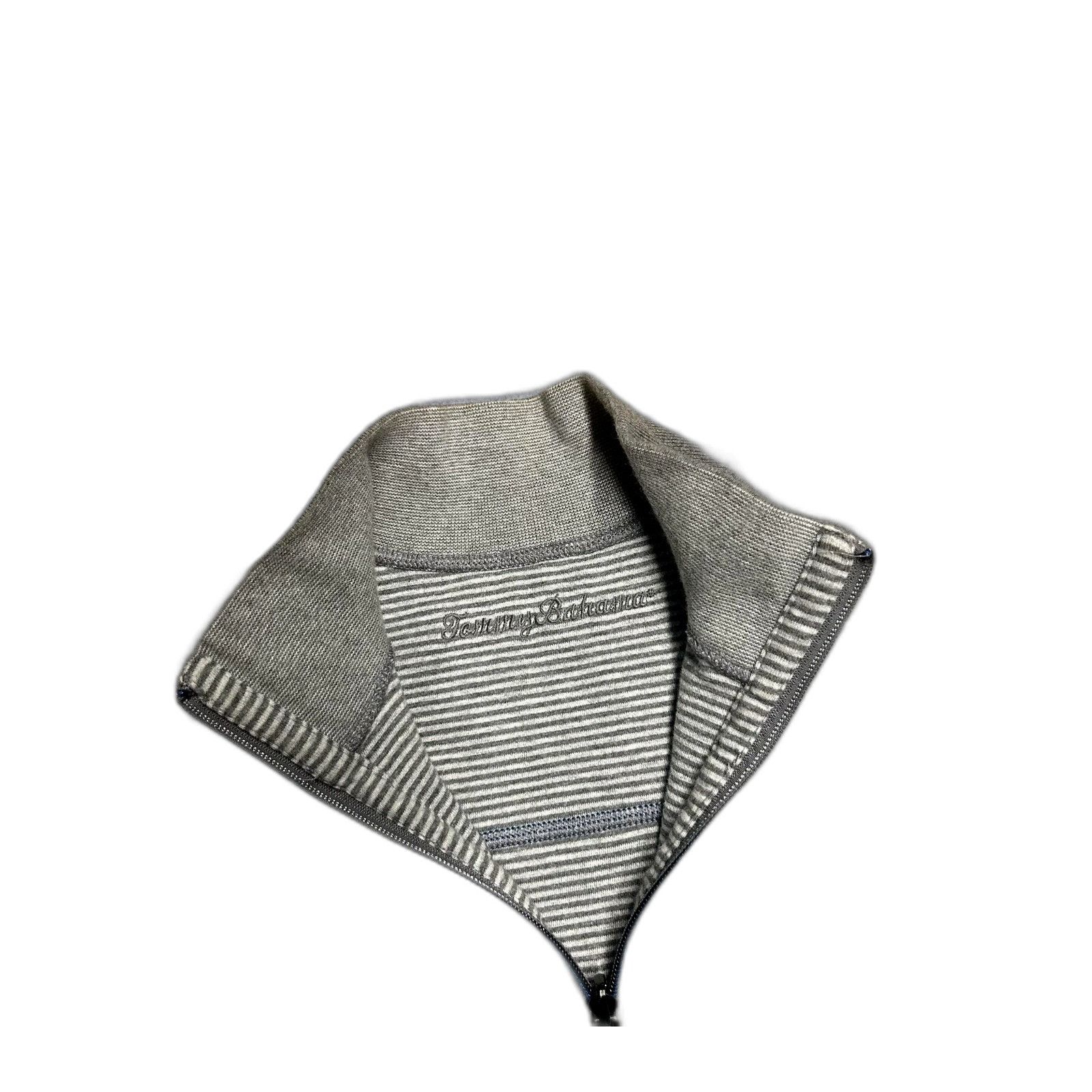 Tommy Bahama Tommy Bahama Flipshore Reversible Grey Sweater Mens Large Size US L / EU 52-54 / 3 - 5 Thumbnail