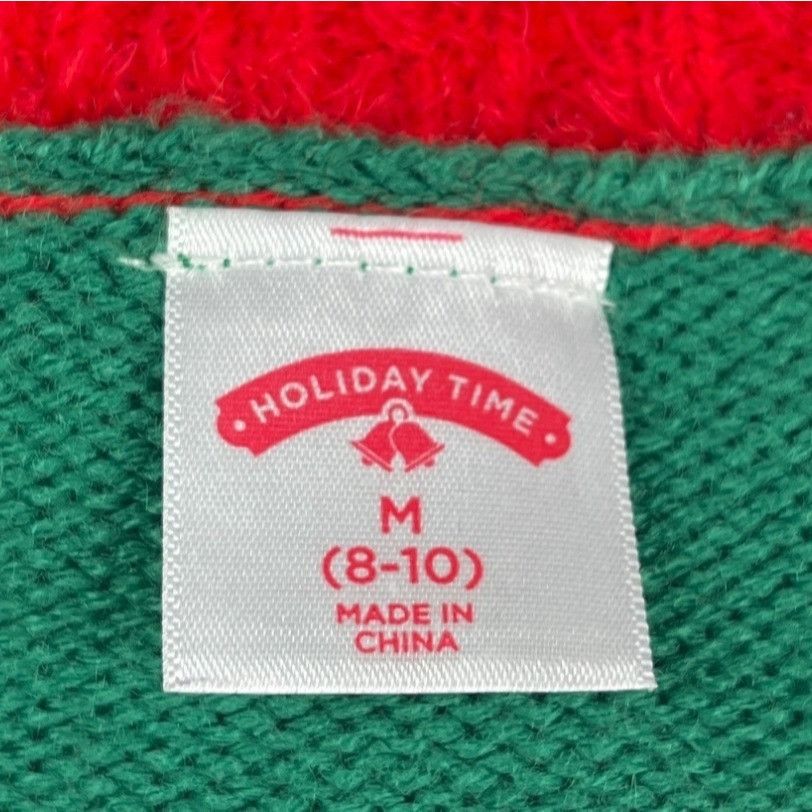 Other Holiday Time Women's Green Christmas Ugly Sweater SzM(8-10) Size M / US 6-8 / IT 42-44 - 6 Thumbnail