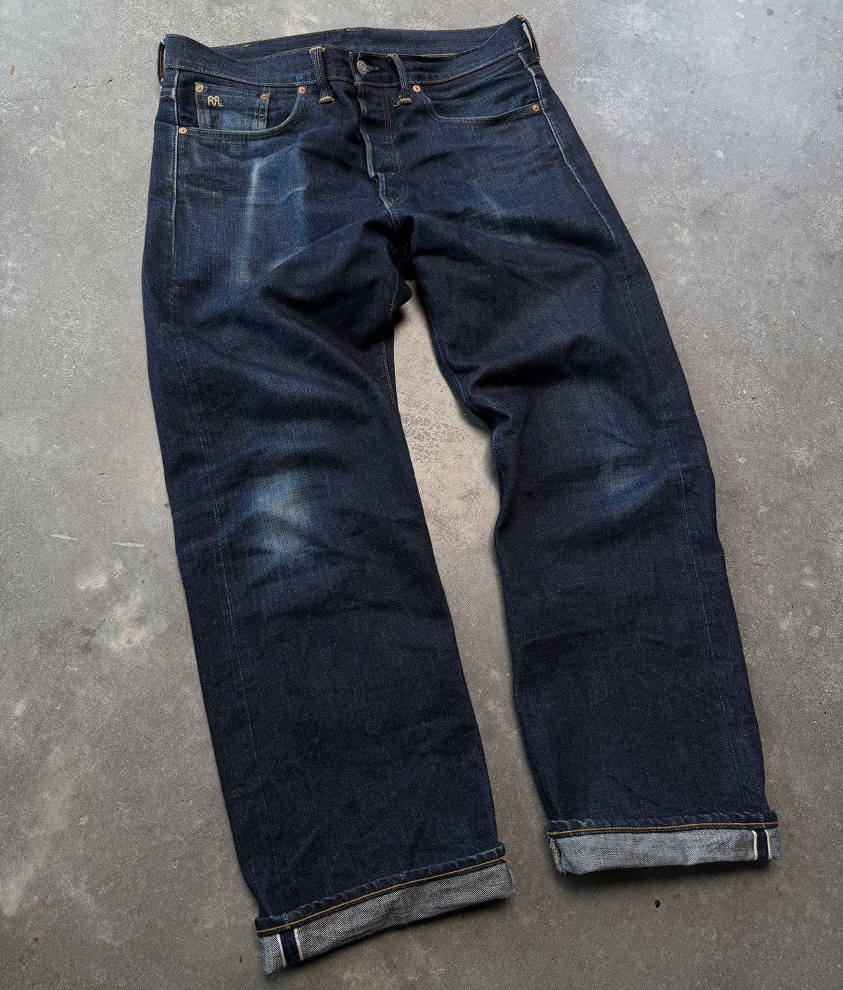 RRL Ralph Lauren RRL VINTAGE 5 POCKET JAPANESE SELVEDGE DENIM | Grailed