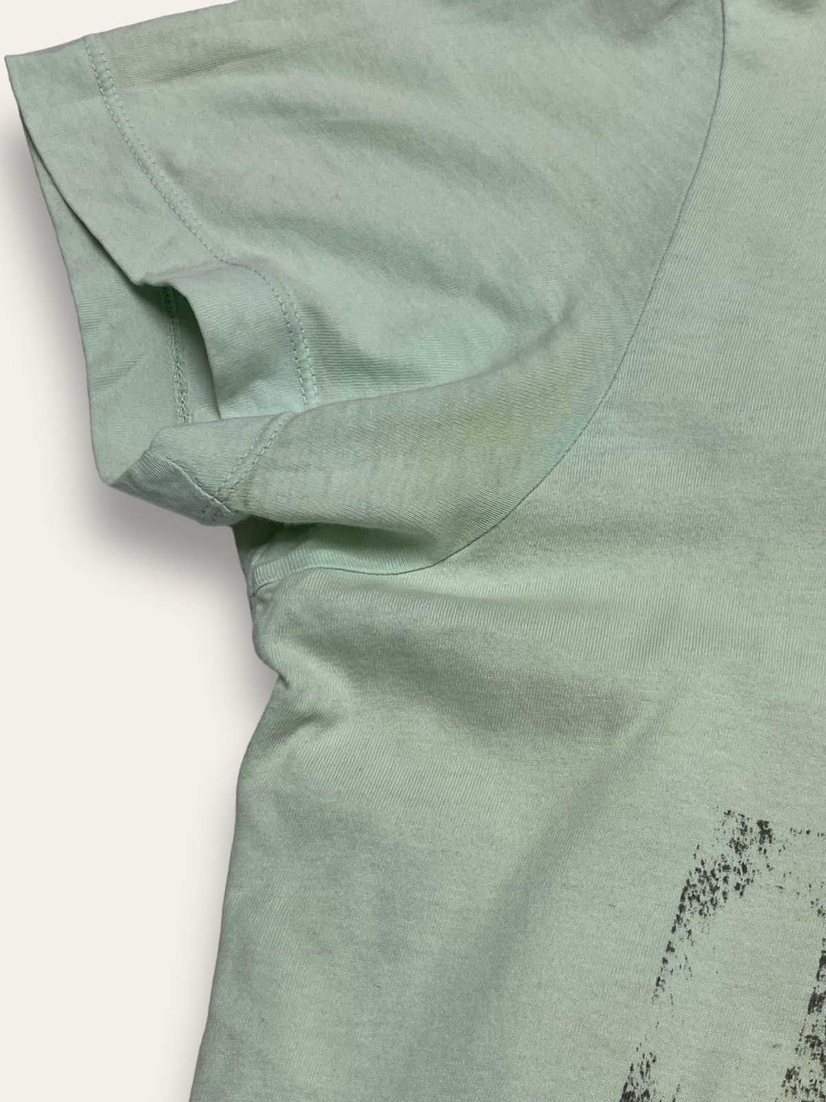 Diesel Vintage DIESEL Big Logo Light Mint Colour Tee Shirt Size US XL / EU 56 / 4 - 9 Thumbnail