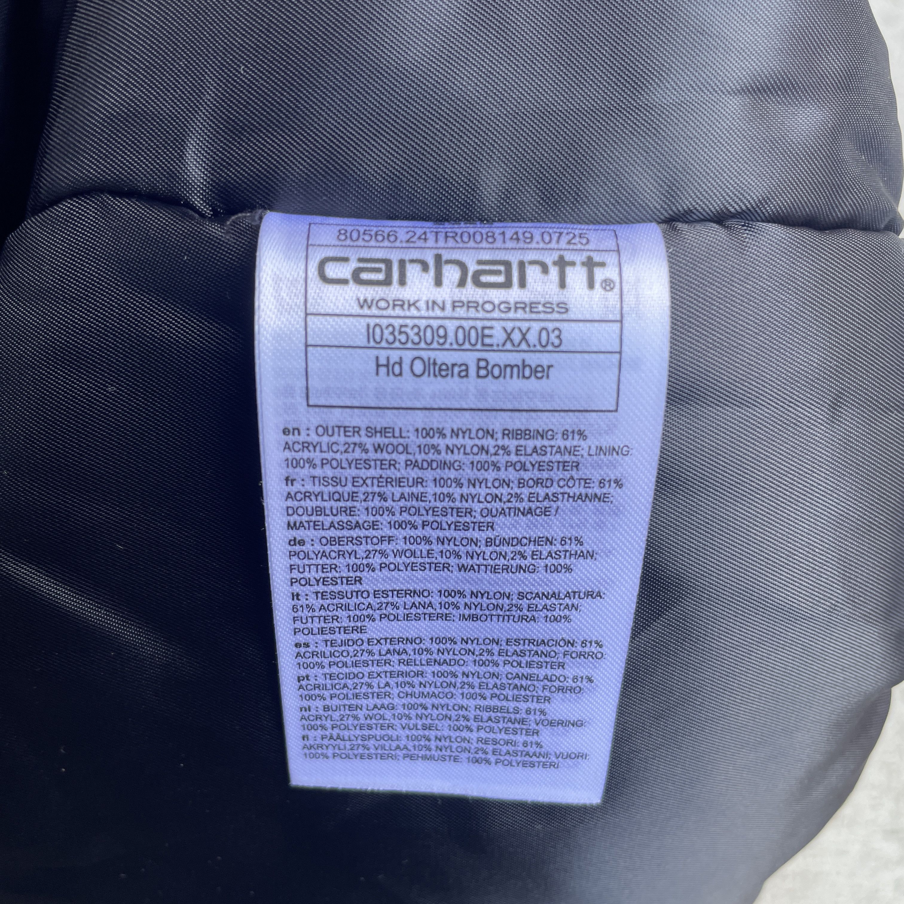 Carhartt Carhartt Oltena Jacket — XS (Black) — Brand New Size US XS / EU 42 / 0 - 9 Thumbnail