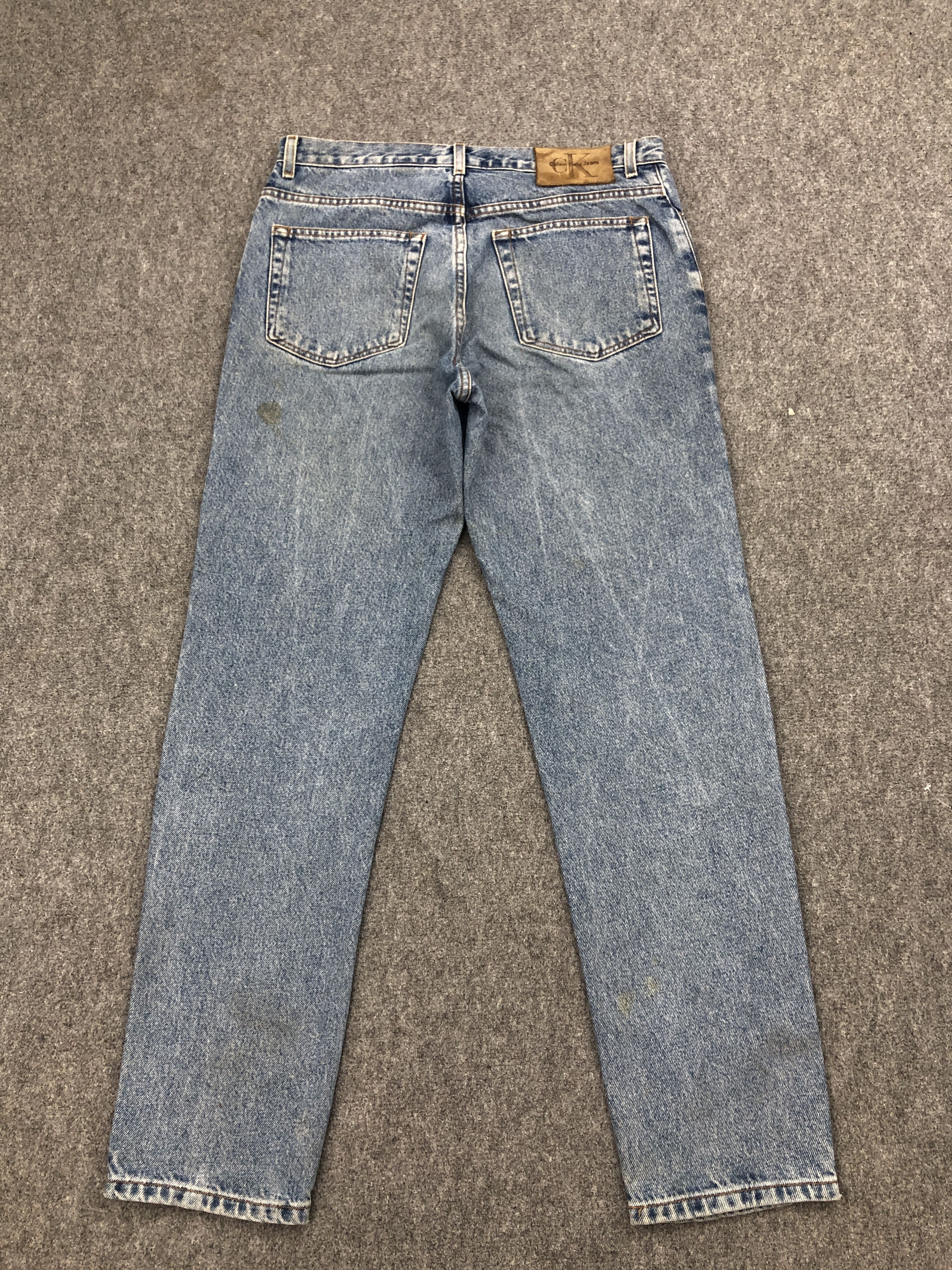 Calvin Klein Vintage Calvin Klein Faded Blue Jeans 34x30.5 S0024 Size US 34 / EU 50 - 3 Thumbnail