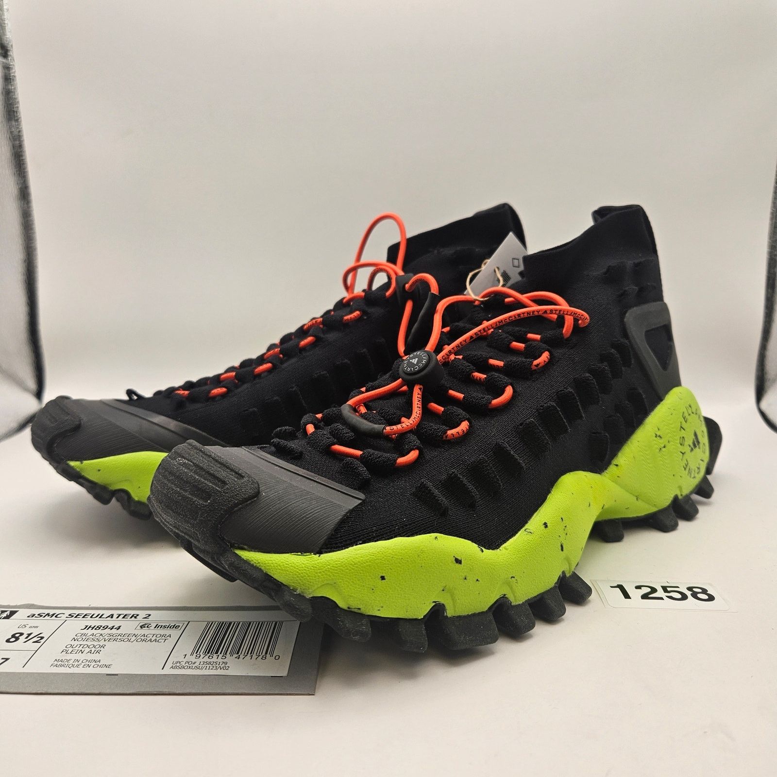 Adidas ADIDAS X STELLA MCCARTNEY SEEULATER 2 JH8944 MEN'S 7.5 BLACK Size US 7.5 / EU 40-41 - 1 Thumbnail