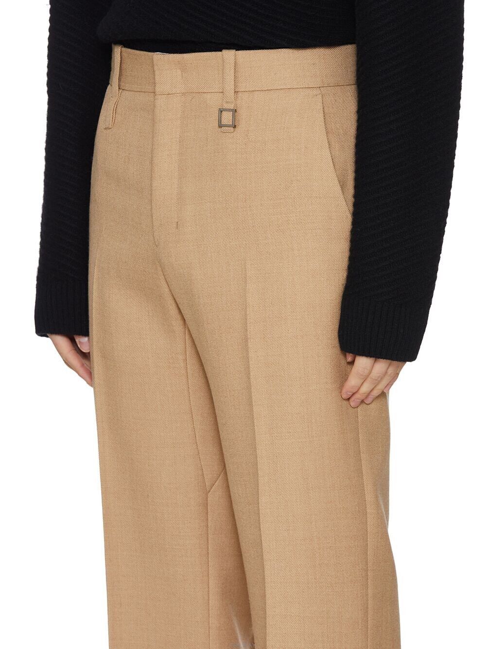 Wooyoungmi !DS! AW22 Wooyoungmi Beige Casual Wool Pants Size US 28 / EU 44 - 5 Thumbnail