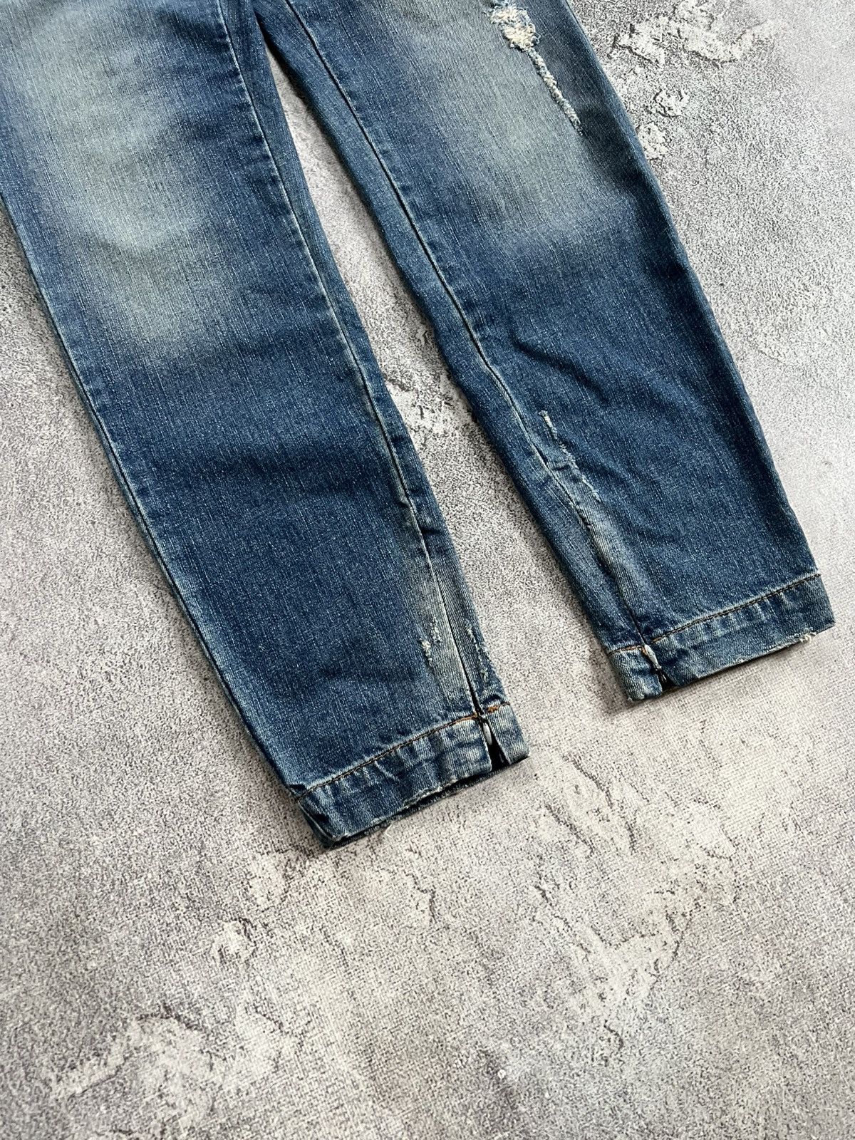 Dolce & Gabbana Dolce & Gabbana Distressed Jeans Womens Sz 29 Denim Pants Size 29" - 2 Thumbnail