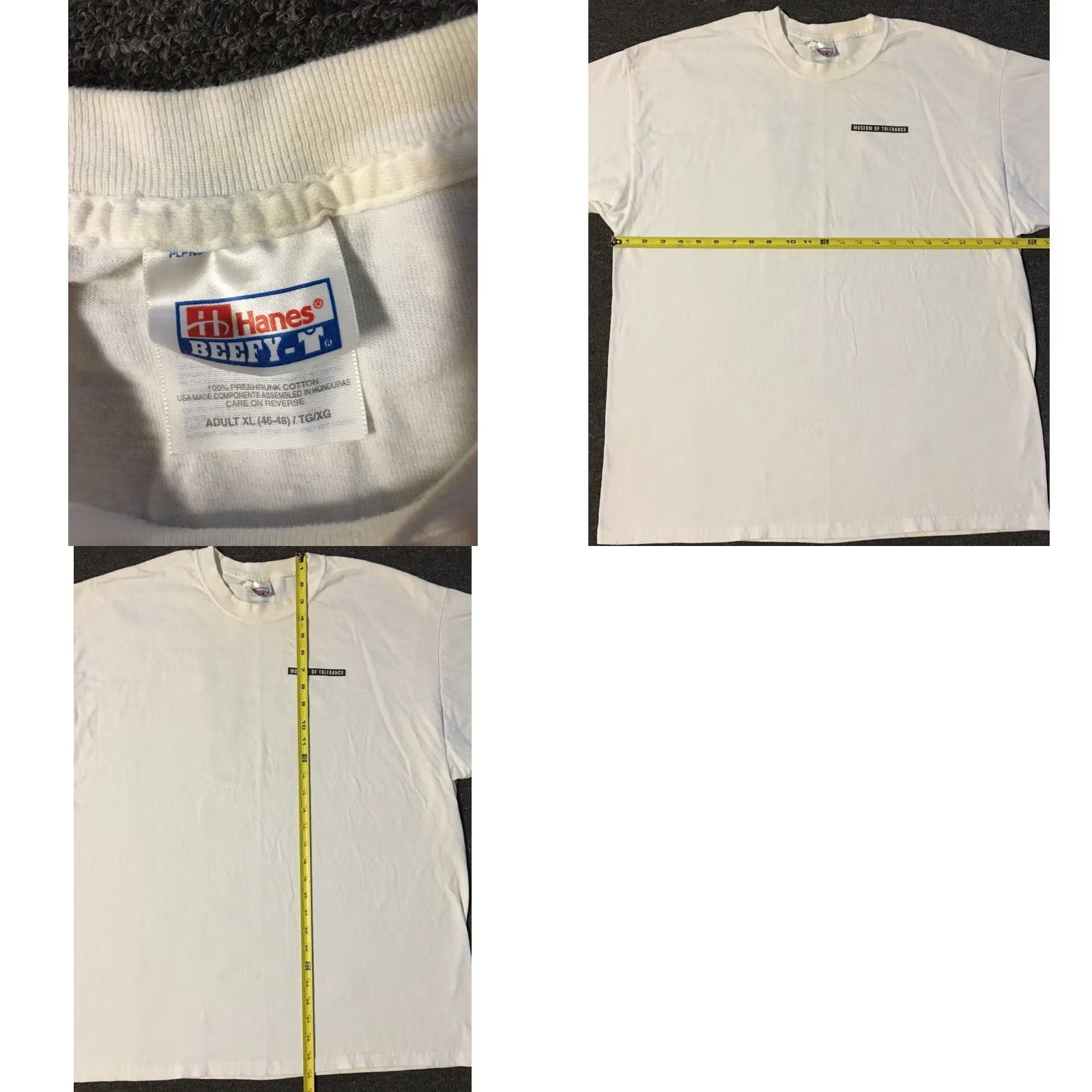 Vintage VINTAGE 90s Museum Of Tolerance Shirt XL White Grunge Kindness Friendship 80s 90s Retro Rock Casual Men Shirt XL White Nike? Size US XL / EU 56 / 4 - 9 Thumbnail