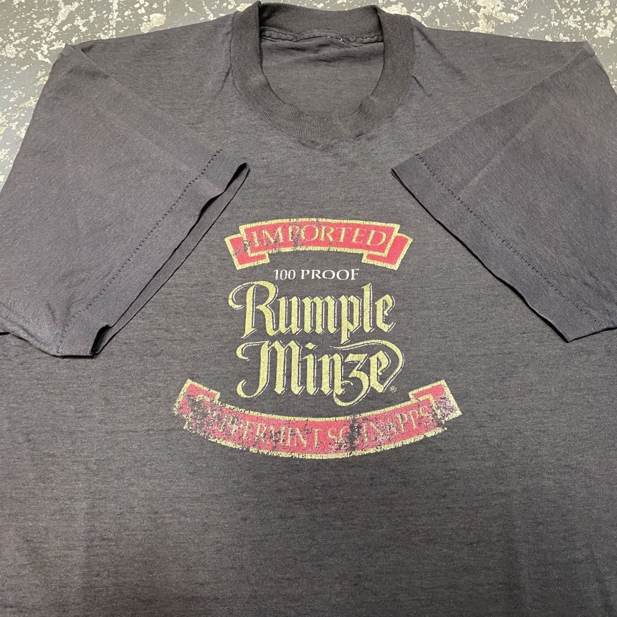 Japanese Brand × Vintage Vintage Imported 100 Proof Rumple Min3e Faded Thin 80s Tee Size US M / EU 48-50 / 2 - 3 Thumbnail