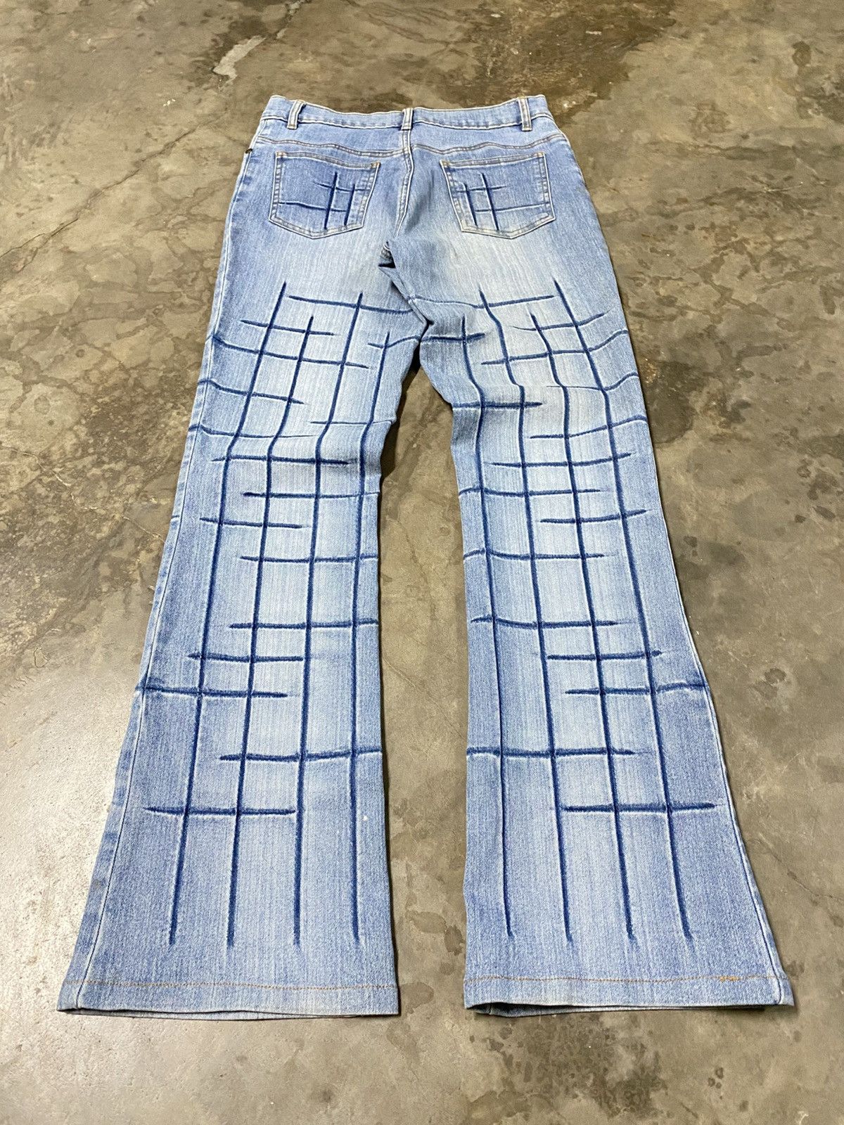 Hysteric Glamour × If Six Was Nine × Le Grande Bleu (L.G.B.) Flare Jeans Japan Unknown Vintage Denim p185 Size US 28 / EU 44 - 2 Thumbnail