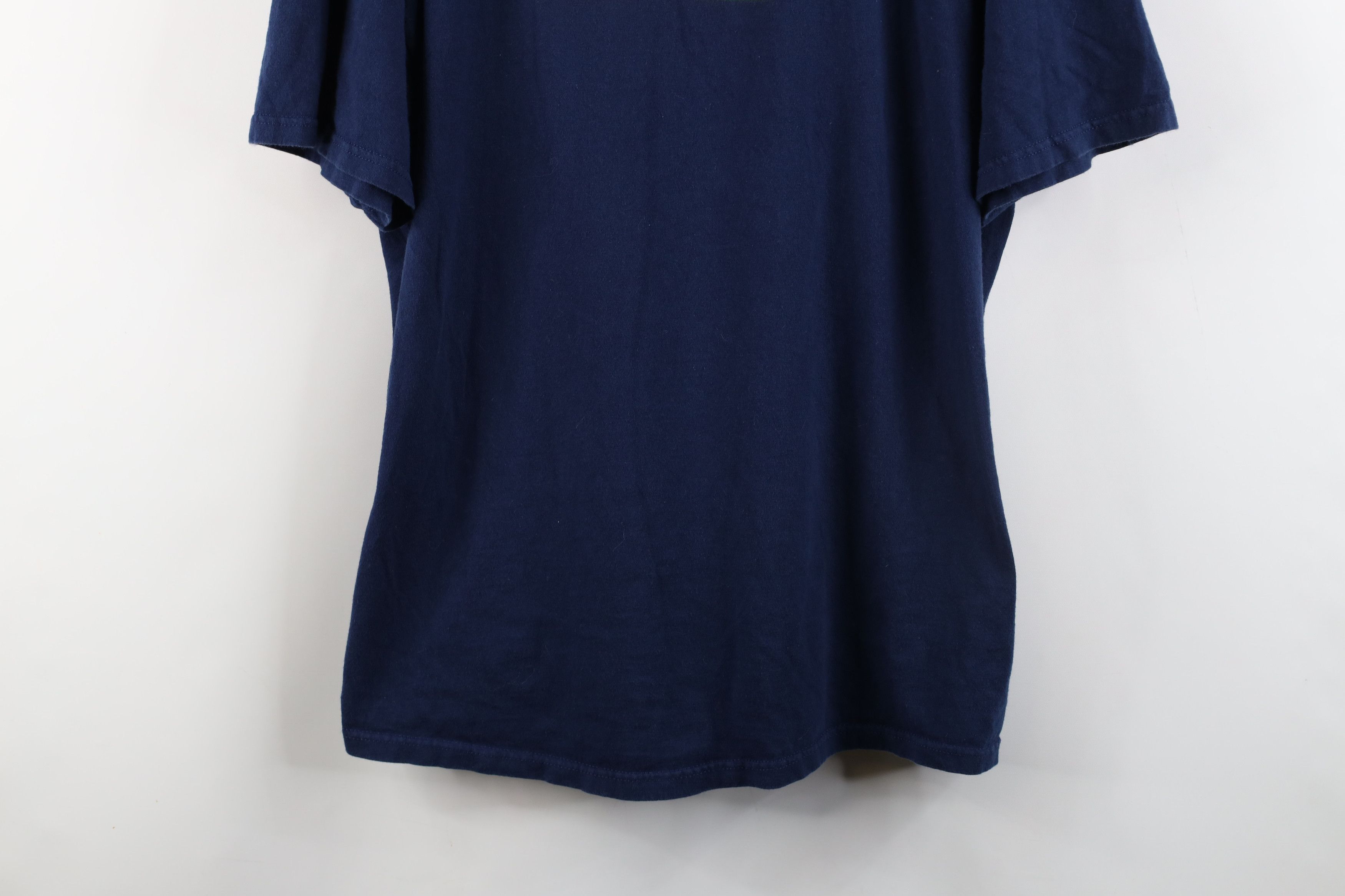 Nike × Vintage Vintage Nike Swoosh University of Michigan T-Shirt Blue Size US XL / EU 56 / 4 - 3 Thumbnail