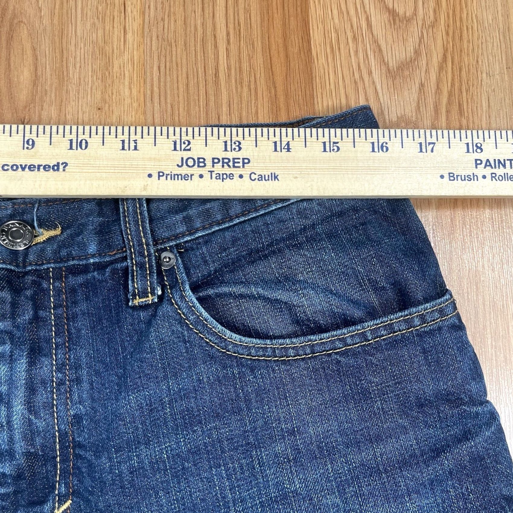 Banana Republic Banana Republic Jeans Mens Straight Leg Blue Denim Pants 100% Cotton 33Wx28L Size US 33 - 4 Thumbnail