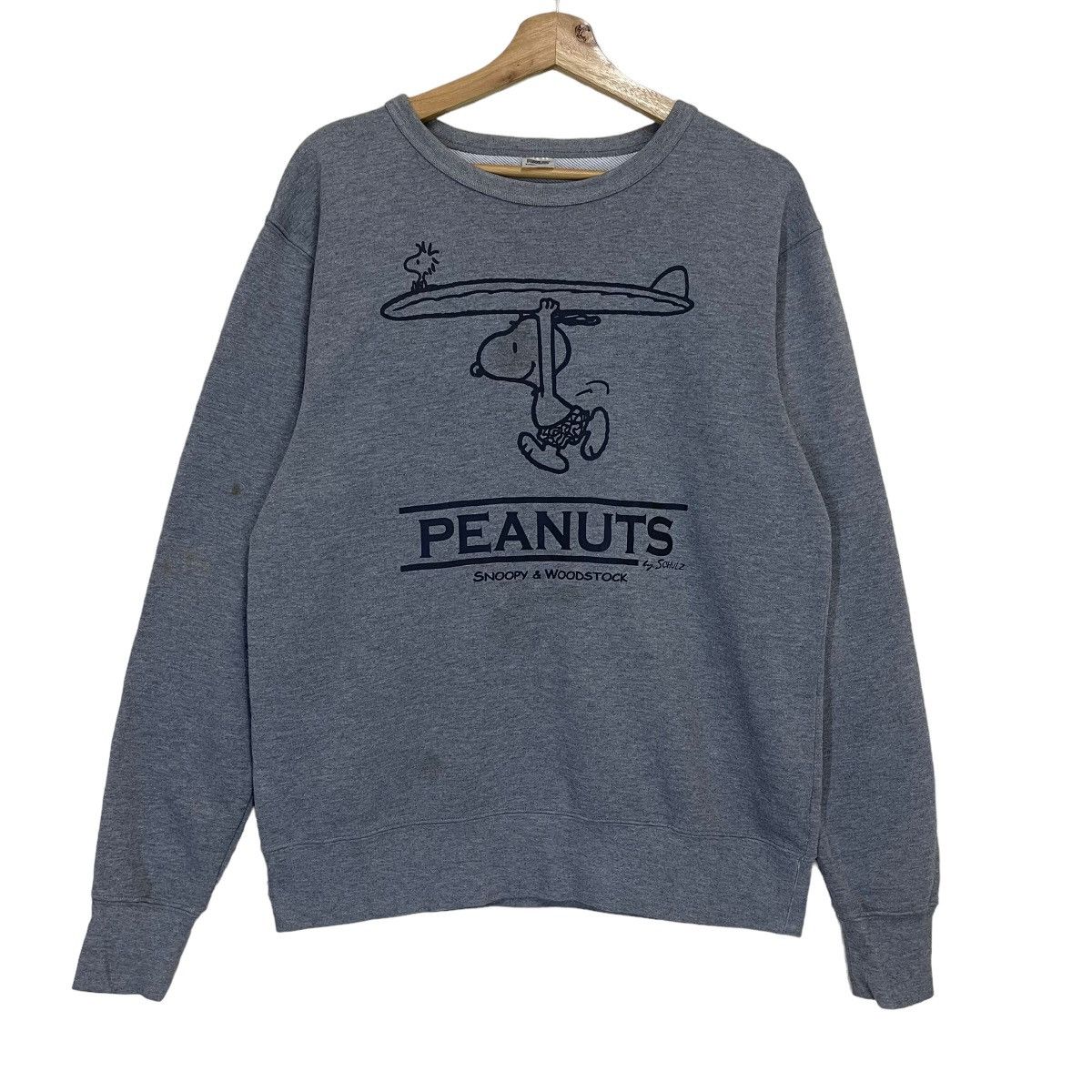 Disney × Peanuts Peanuts Big Logo Crewneck Sweatshirt Size M Size US M / EU 48-50 / 2 - 1 Thumbnail