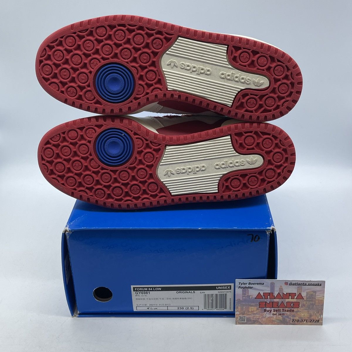 Adidas Forum 84 low team power red Size US 5 / EU 37 - 7 Thumbnail