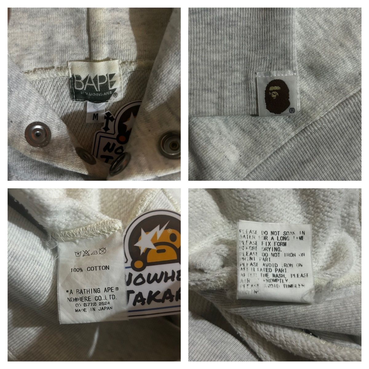 Bape Bape Neon Ape Generals Pullover Hoodie Size US M / EU 48-50 / 2 - 10 Thumbnail