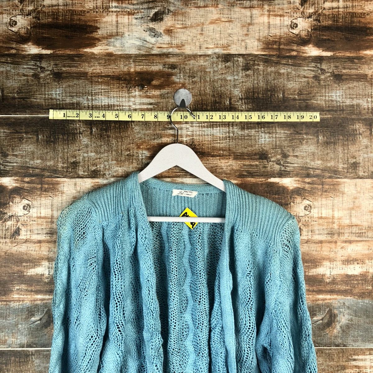 Japanese Brand Bel Good Blue Cardigan Knitwear #A1549 Size M / US 6-8 / IT 42-44 - 4 Thumbnail