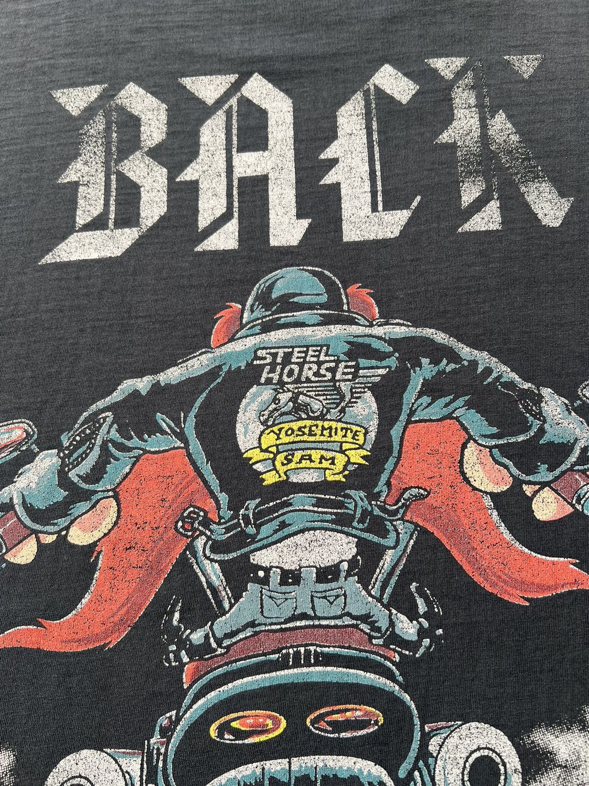 Warner Bros Vintage 1999 Yosemite Sam Biker Looney Tunes Cartoon Tshirt Size US XL / EU 56 / 4 - 17 Thumbnail