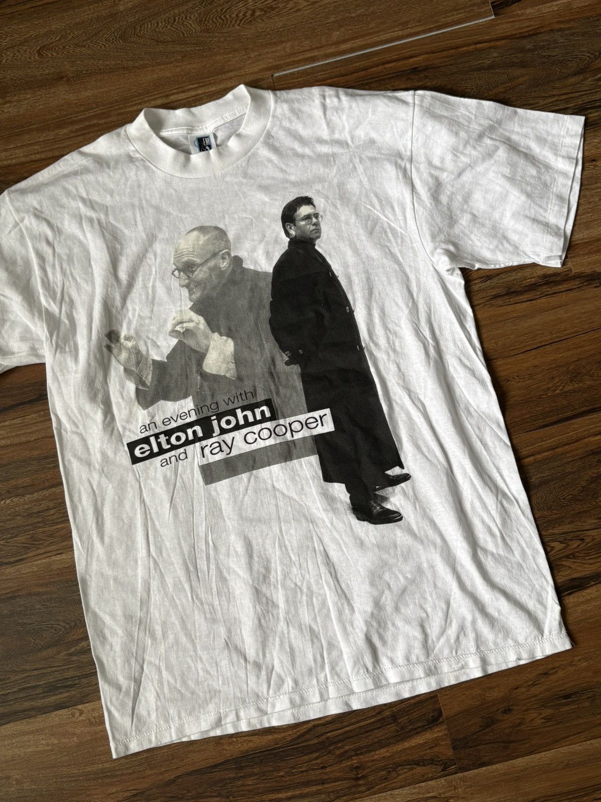 Vintage Vintage Elton John & Ray Cooper Tour GEM Graphic Print xl Size US XL / EU 56 / 4 - 2 Thumbnail