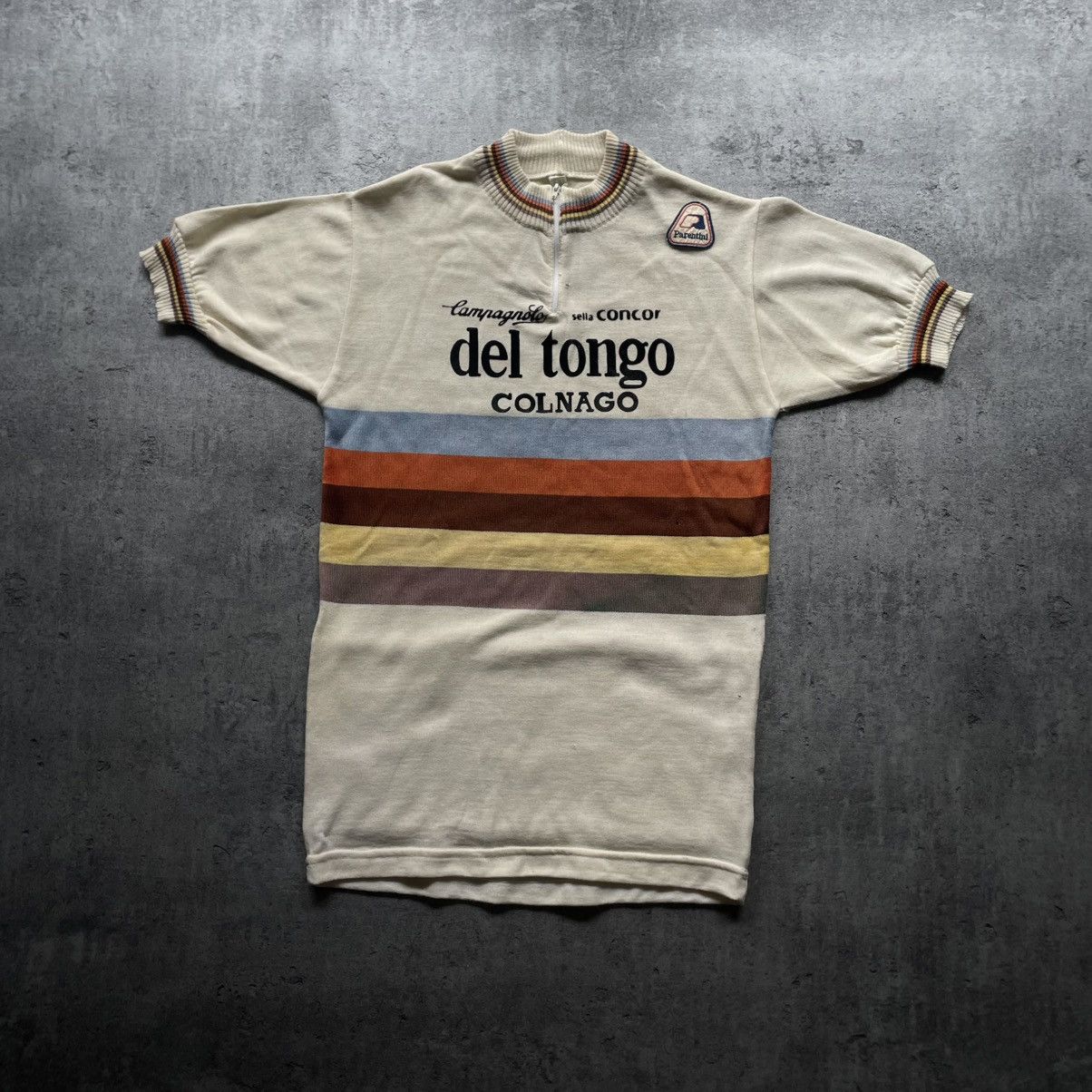 Other Very Rare Cycling Jersey Del Tongo Colango 80s Size US S / EU 44-46 / 1 - 1 Thumbnail