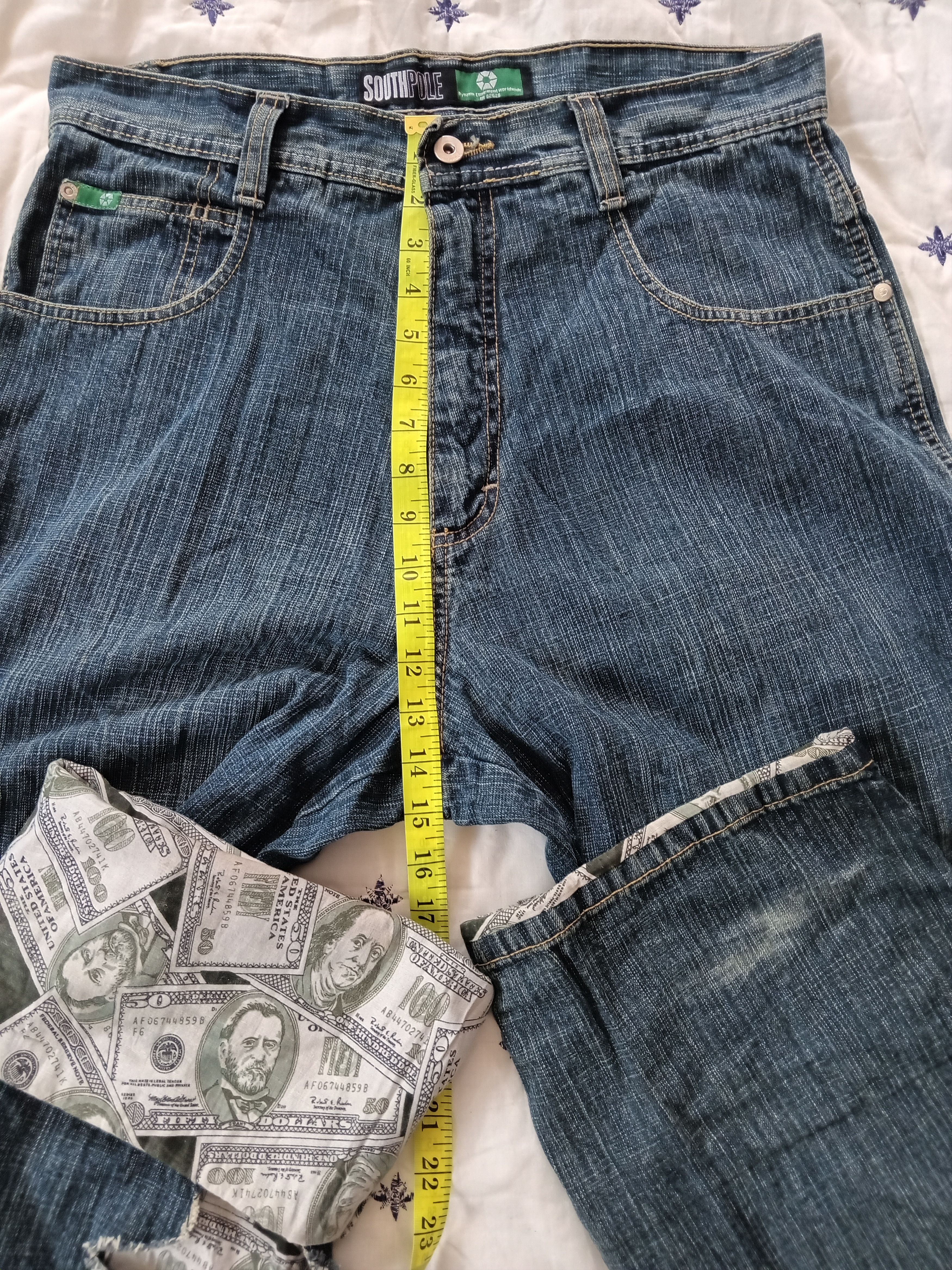 JNCO × Southpole ⚡️SOUTHPOLE⚡️ Custom Baggy Jeans Size US 34 / EU 50 - 3 Thumbnail