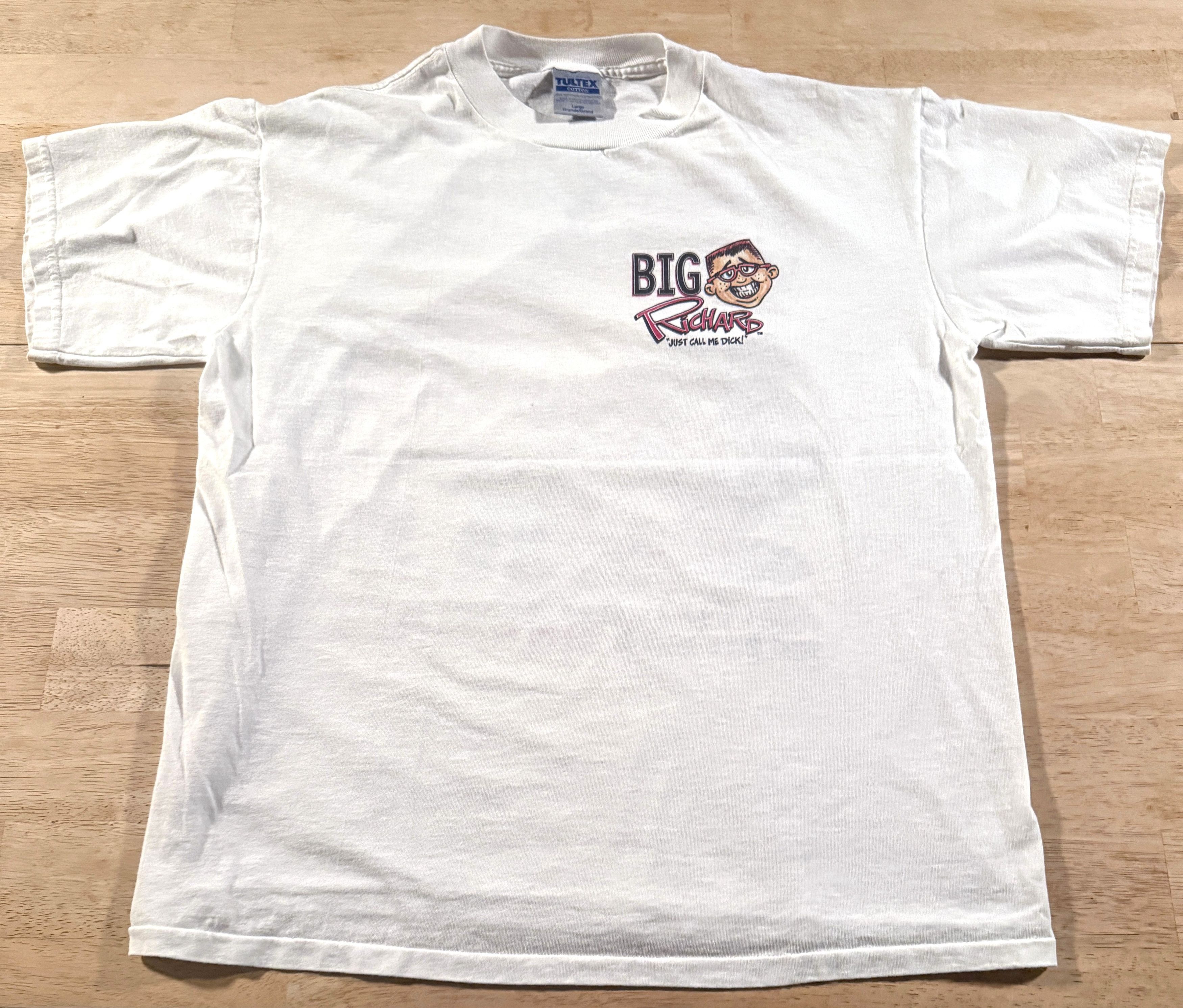 Vintage Big Richard Burgers XL Vintage Shirt Rarer Than Big Johnson Size US XL / EU 56 / 4 - 3 Thumbnail