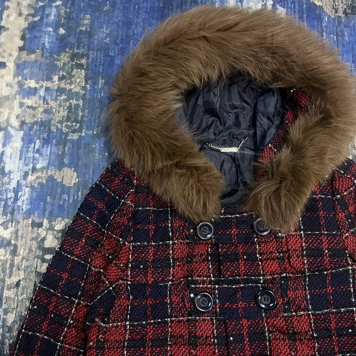 Le Grande Bleu (L.G.B.) Vintage Y2k Joias Gothic Punk Fur Lgb Style Button Jacket Size XS / US 0-2 / IT 36-38 - 4 Thumbnail