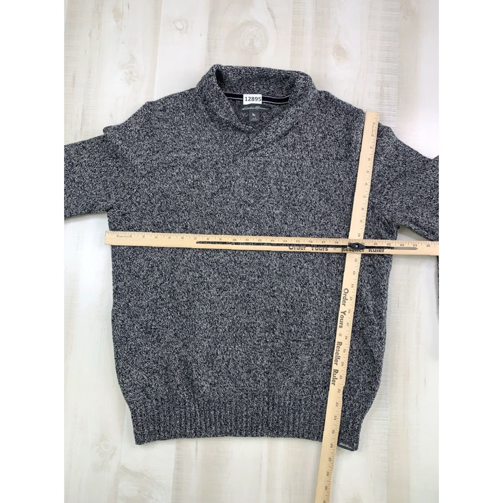 Eddie Bauer VINTAGE Eddie Bauer Men’s High Neck Wool Blend Knit Sweater Large-L Gray Wool Blend Knit Sweater Men’s L Gray Pullover Winter Outdoor Size US L / EU 52-54 / 3 - 3 Thumbnail
