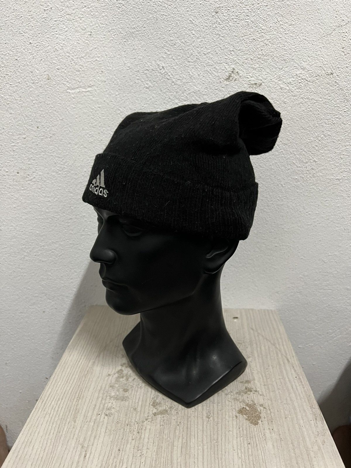 Adidas Vintage Adidas Big Logo Beanie Hat Size ONE SIZE - 3 Thumbnail