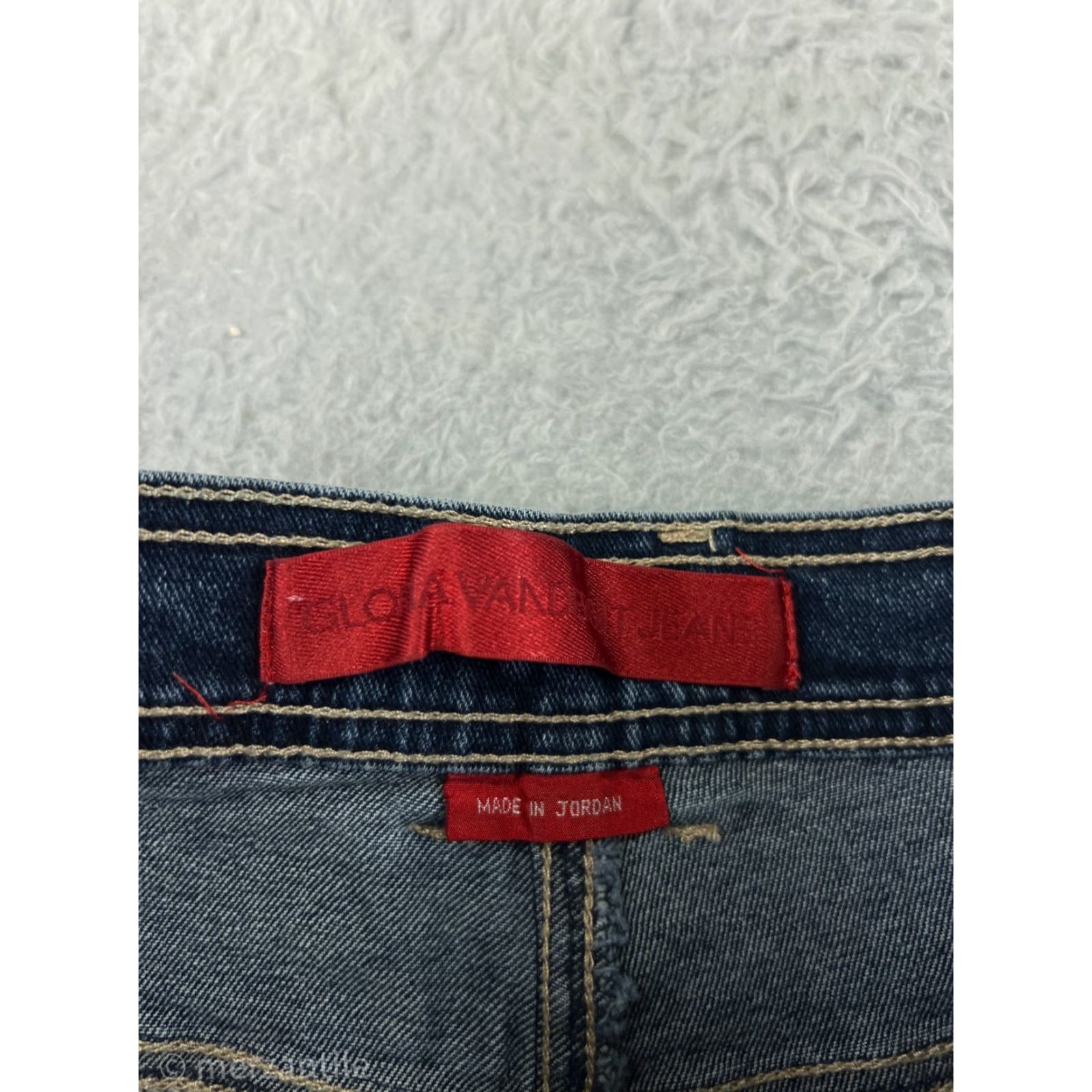Gloria Vanderbilt Gloria Vanderbilt Jeans Women's 6 Blue Denim Mid Rise Stretch Cotton Blend 5-Pocket Design Regular Size Tapered Pattern Solid All-Season Womens Jeans Size 28" / US 6 / IT 42 - 4 Thumbnail