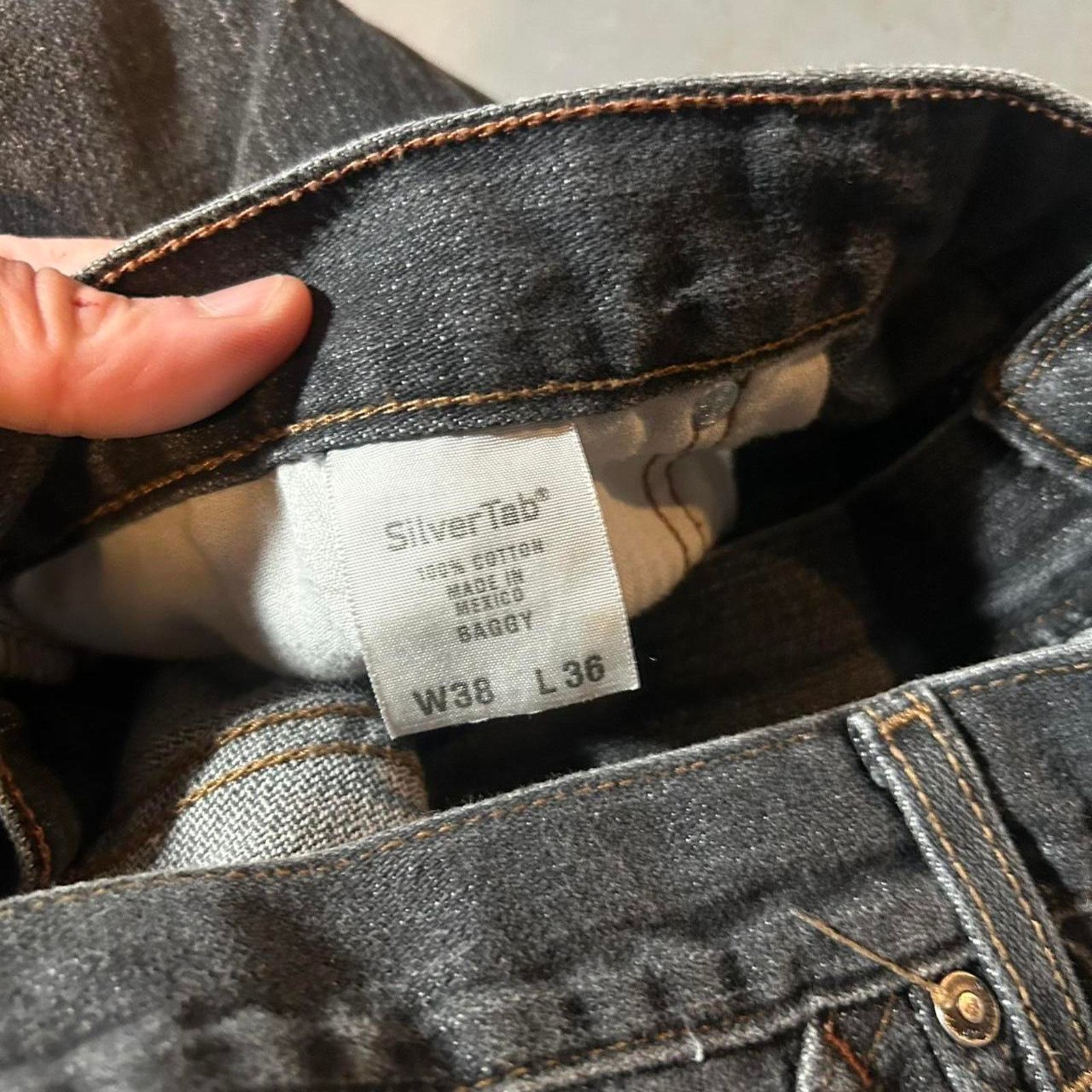 Levi's Y2k levis silver tab jeans Size US 36 / EU 52 - 4 Thumbnail