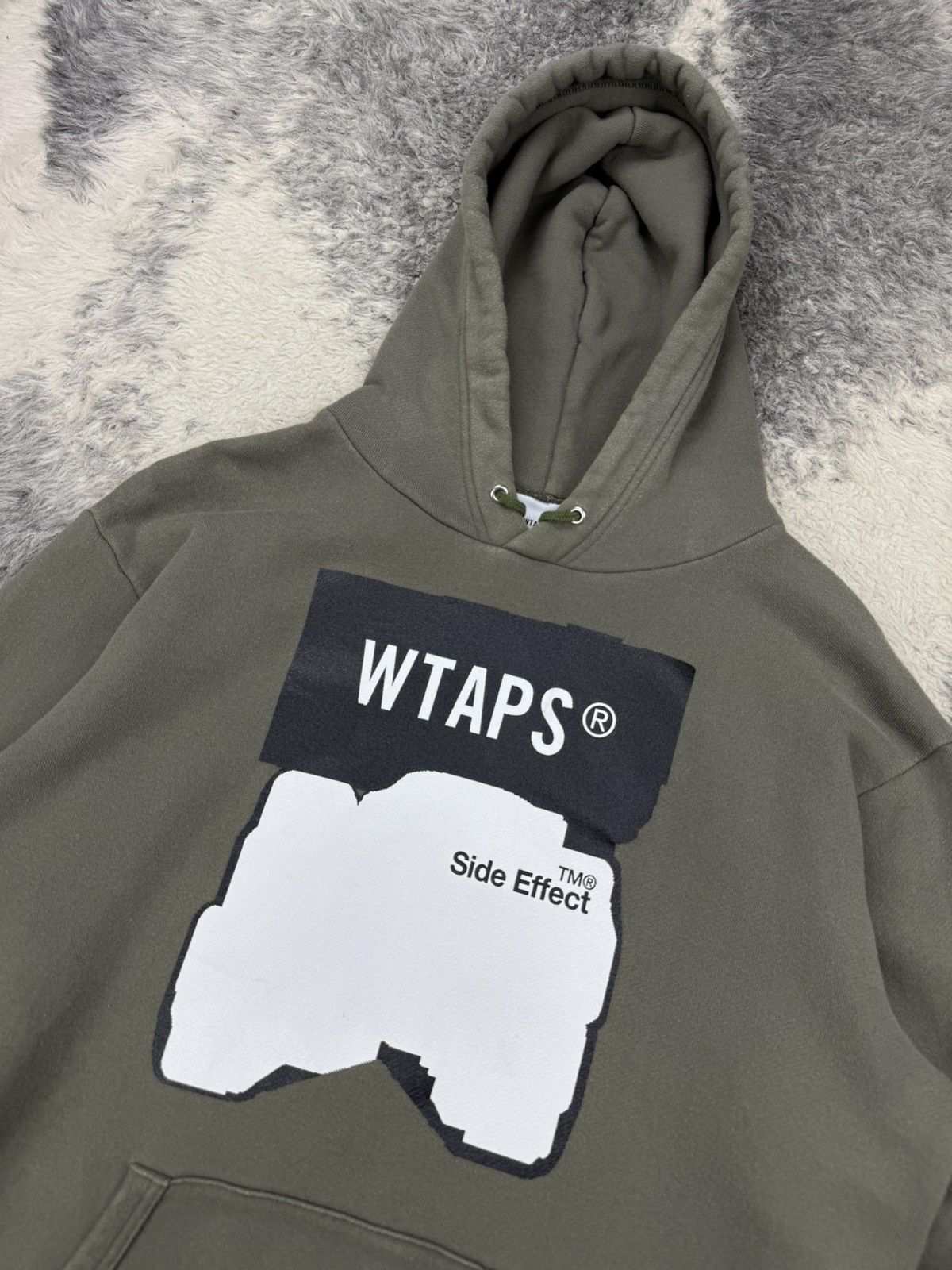 Wtaps AW2019 WTAPS “Side Effect” Olive Hoodie Size US S / EU 44-46 / 1 - 4 Thumbnail