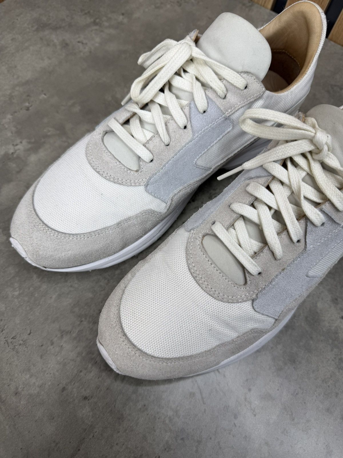 Suitsupply Suitsupply White Suede & Textile Sneakers Men’s Size 43 Size US 10 / EU 43 - 7 Thumbnail