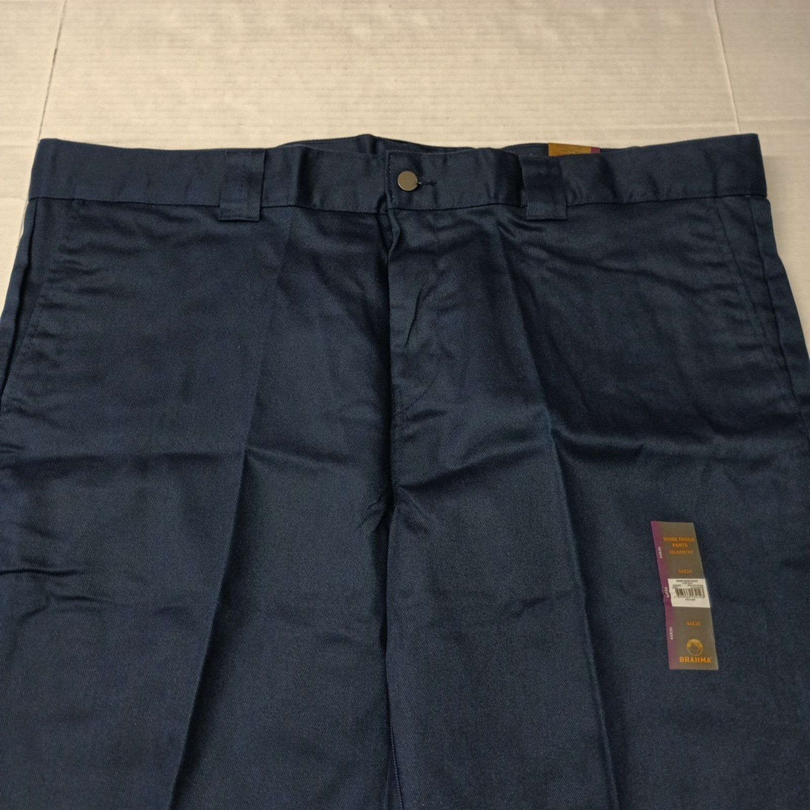 Other Brahma Mens Work Tough Pants Durable Size 44x30 Blue Relaxed Size US 44 / EU 60 - 4 Thumbnail