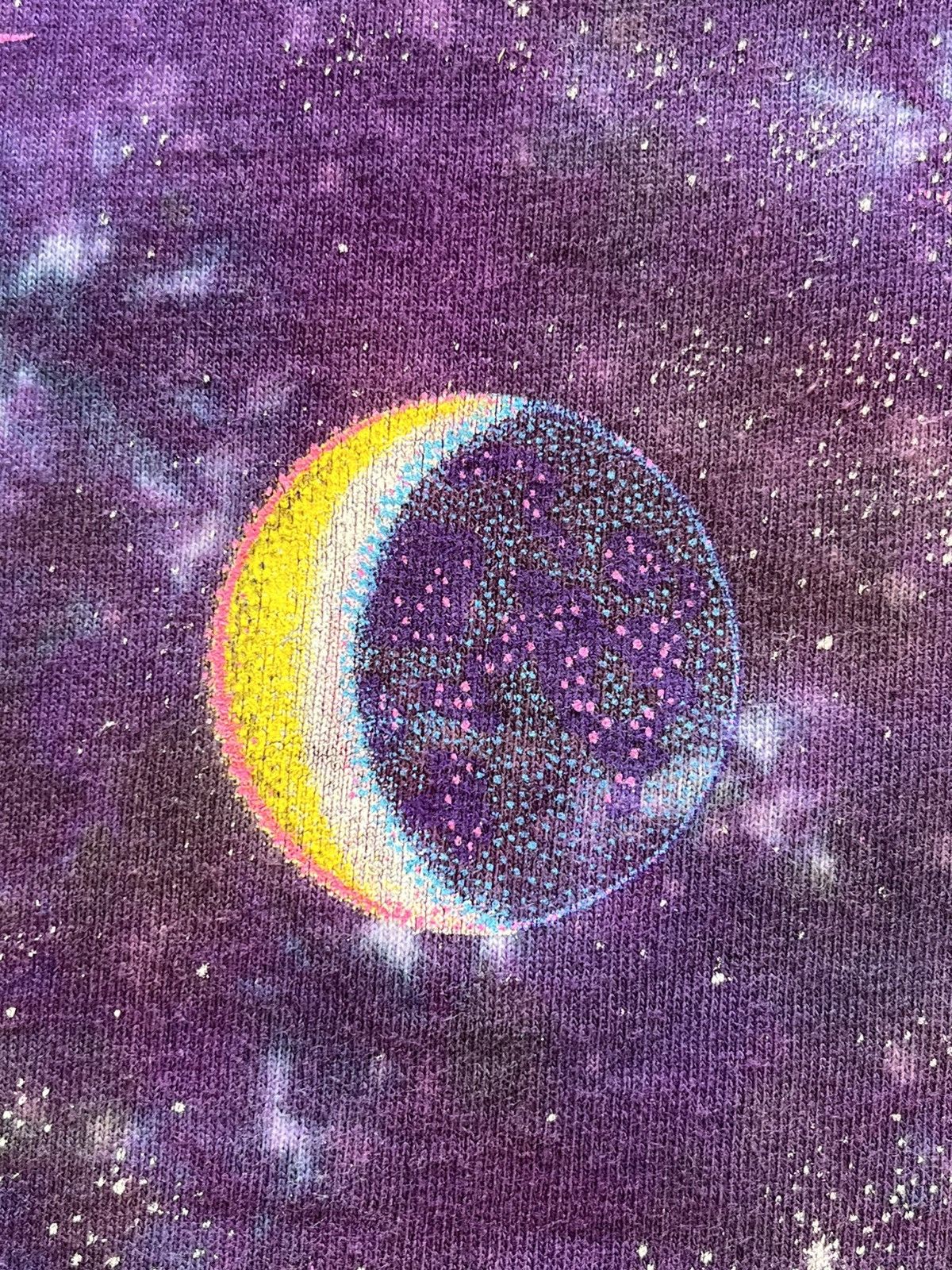 Vintage Liquid blue Space t- shirt 90’s Size US L / EU 52-54 / 3 - 10 Thumbnail