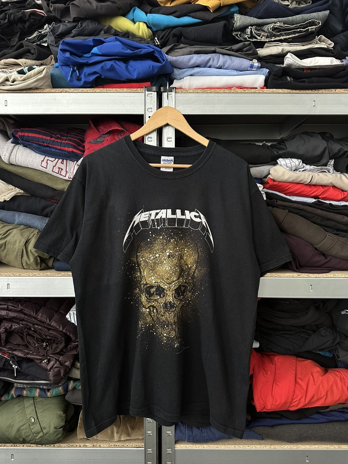 Metallica Vintage 2000s Metallica Black Rare Rock Band T-Shirt Tee Y2K Size US L / EU 52-54 / 3 - 1 Thumbnail