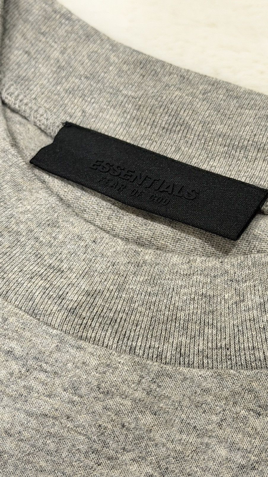 Fear of God FOG Essentials FW24 Dark Heather Crewneck Tee Size S Size US S / EU 44-46 / 1 - 4 Thumbnail