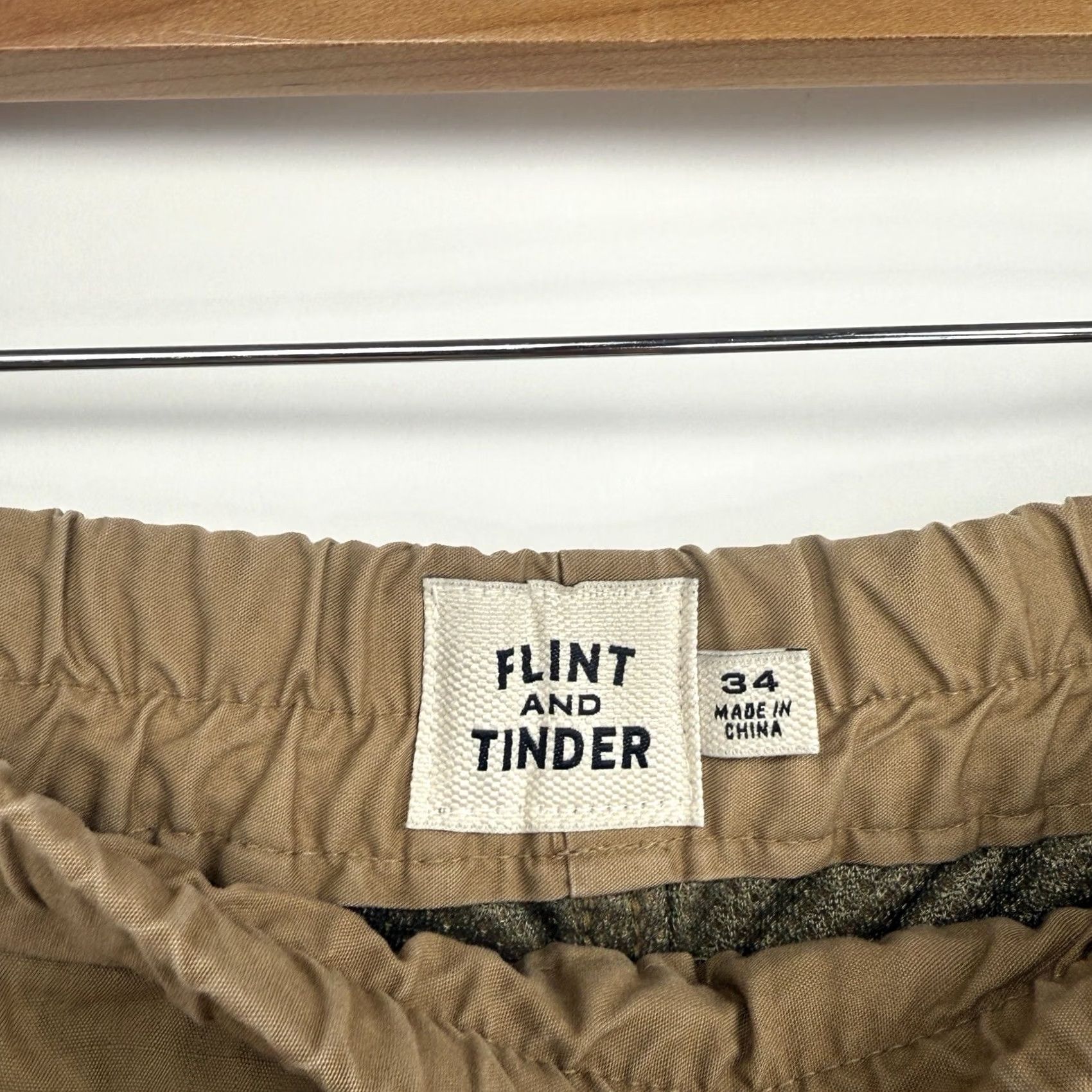 Flint And Tinder Flint and Tinder Shorts Mens 34 Hybrid Ripstop 7" Inseam Drawstring Casual Workwear chino Size US 34 / EU 50 - 5 Thumbnail